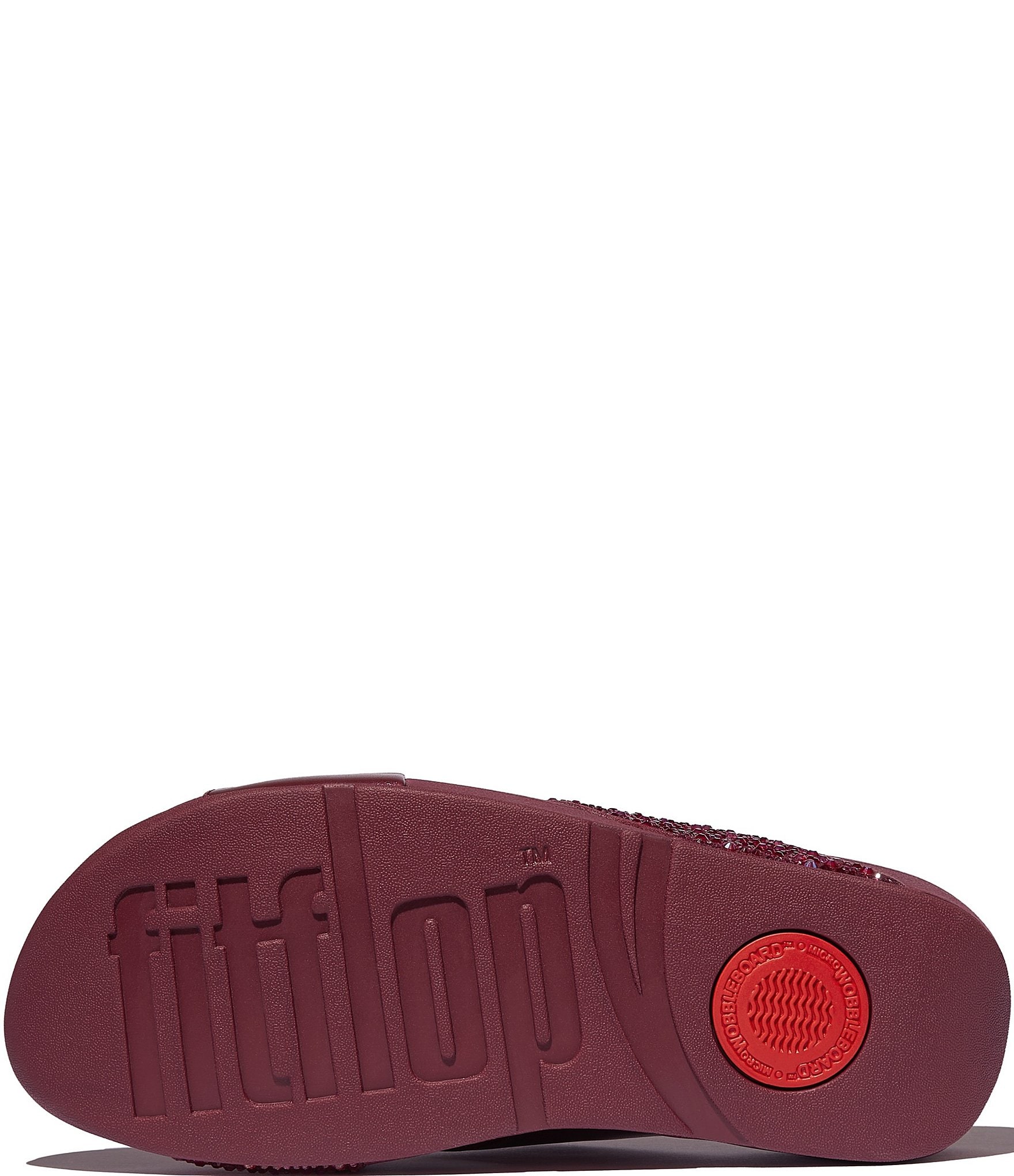 Fitflop Lulu Crystal Metallic Cross Wedge Slides