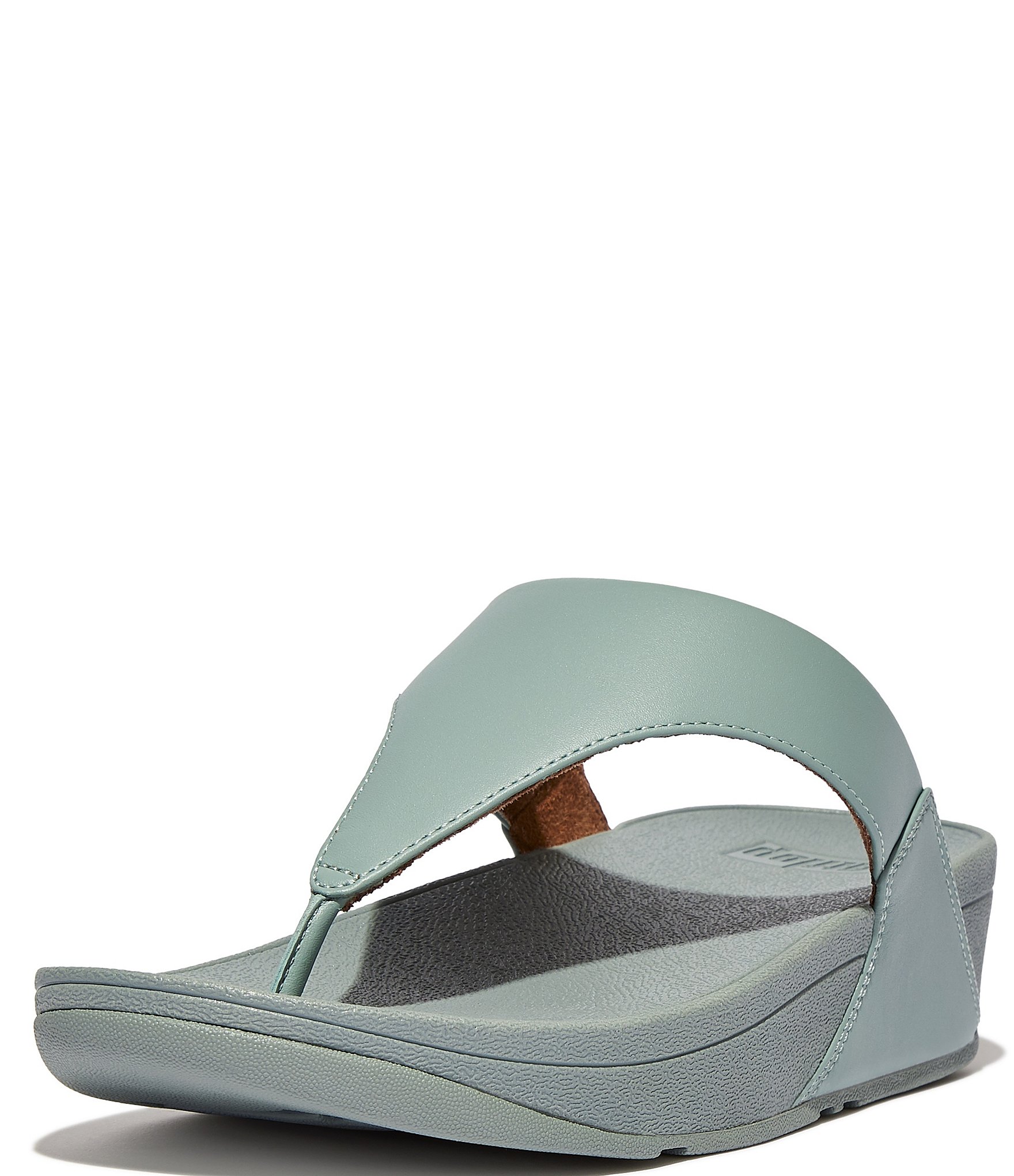 FitFlop Lulu Leather Platform Thong Flip-Flops