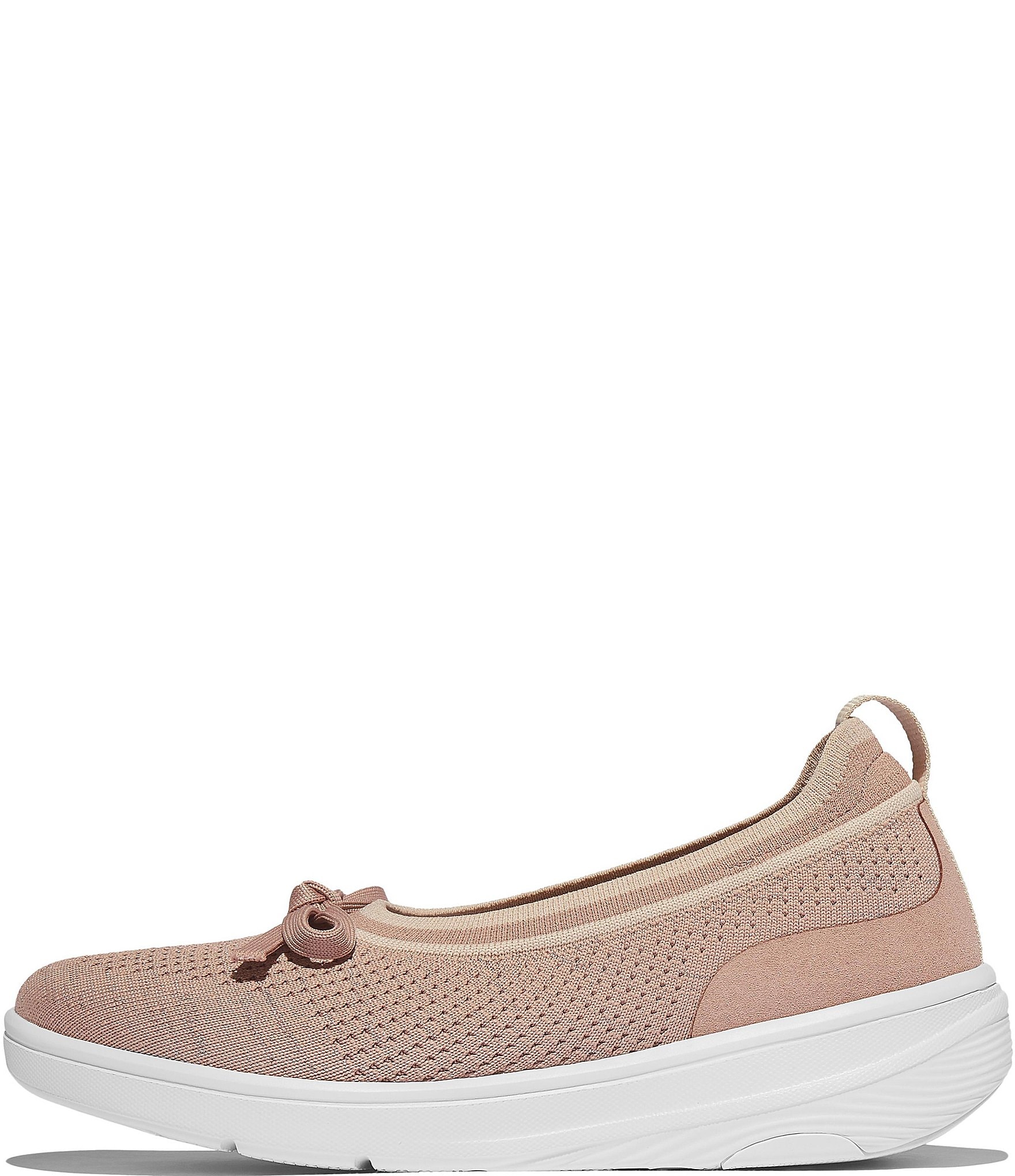 FitFlop Super-Q Bow Knit Ballet Flats