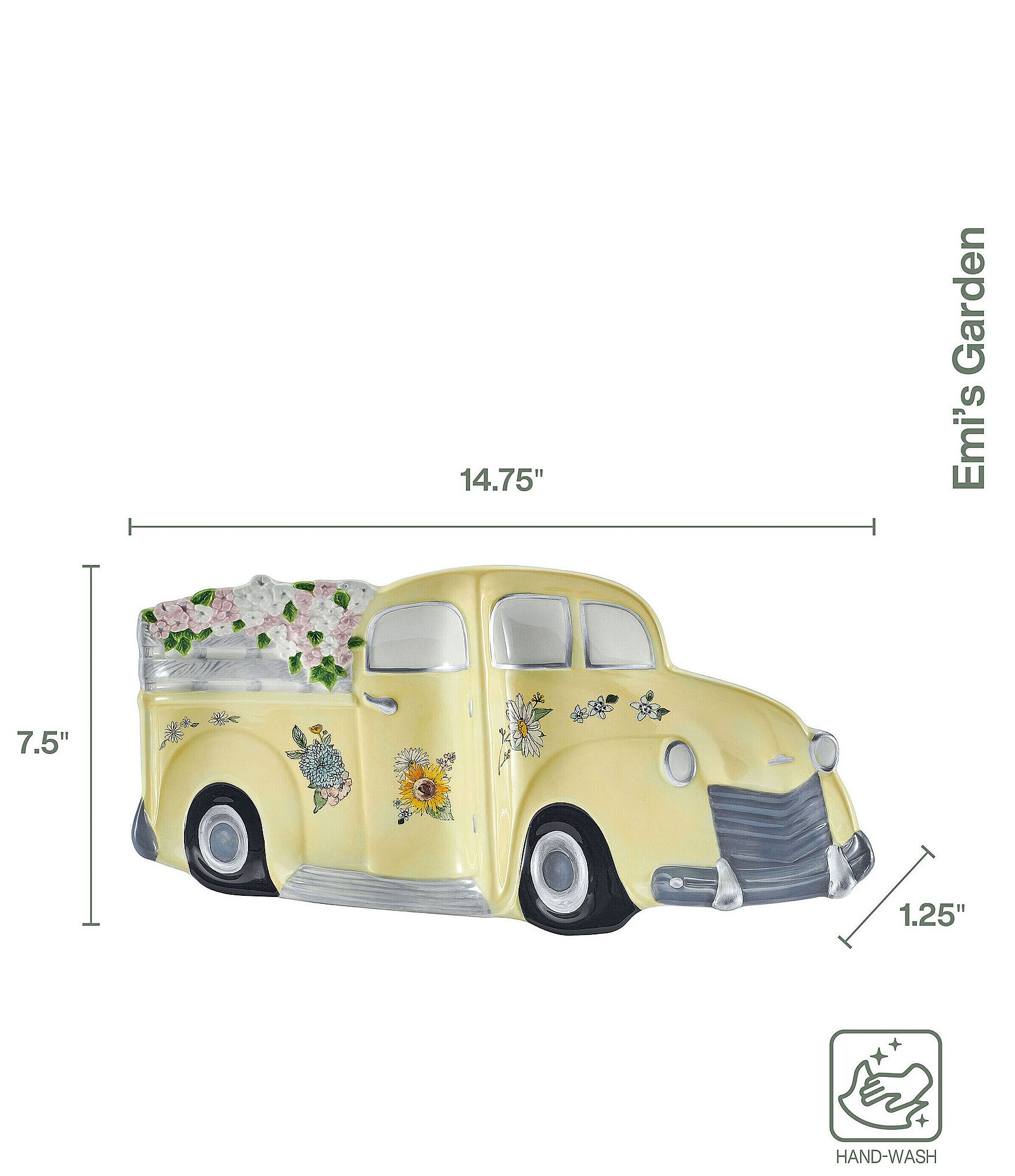 Fitz and Floyd Emis Garden Divided Tray, 14.75#double;