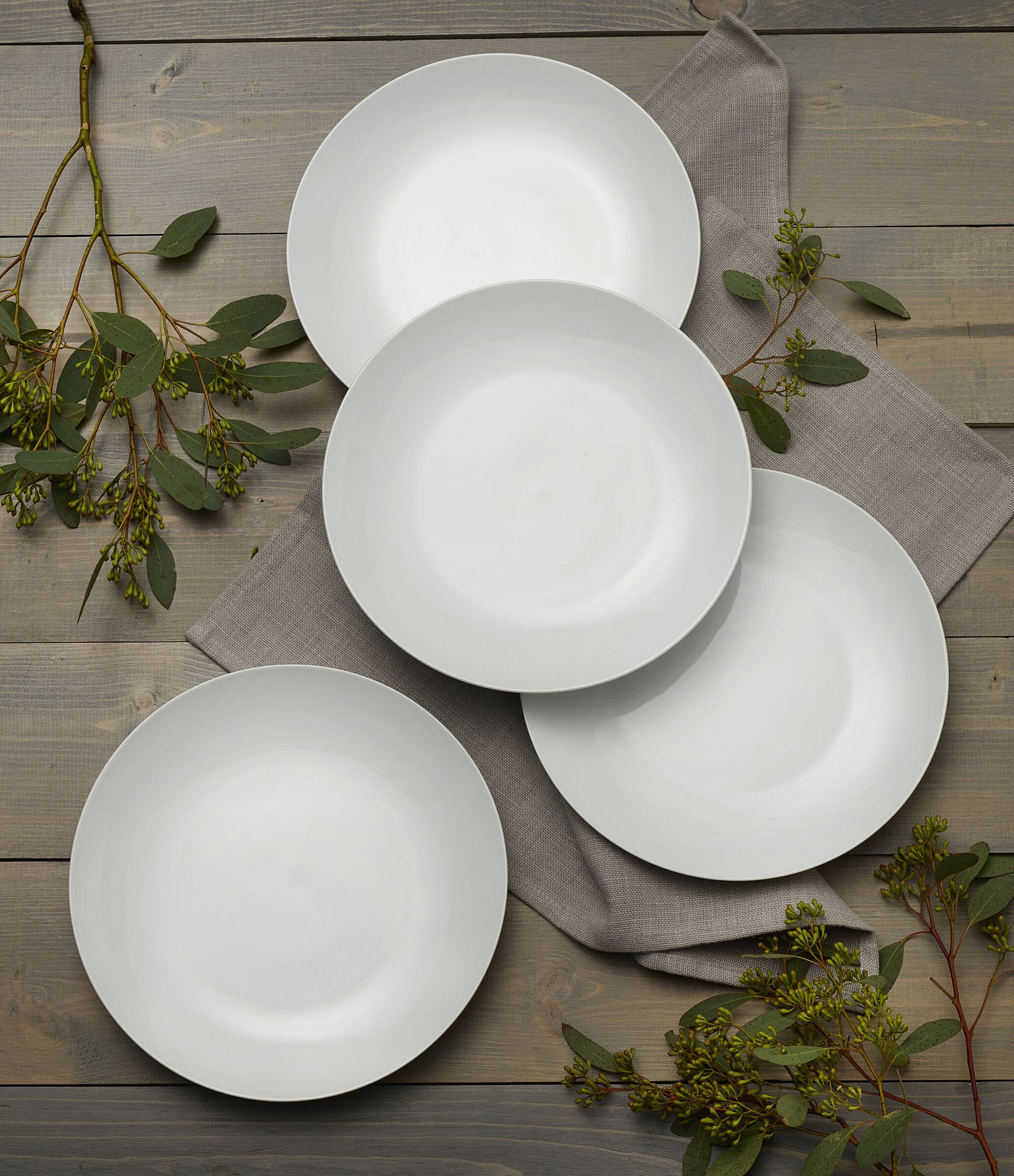 Everyday white dinnerware best sale