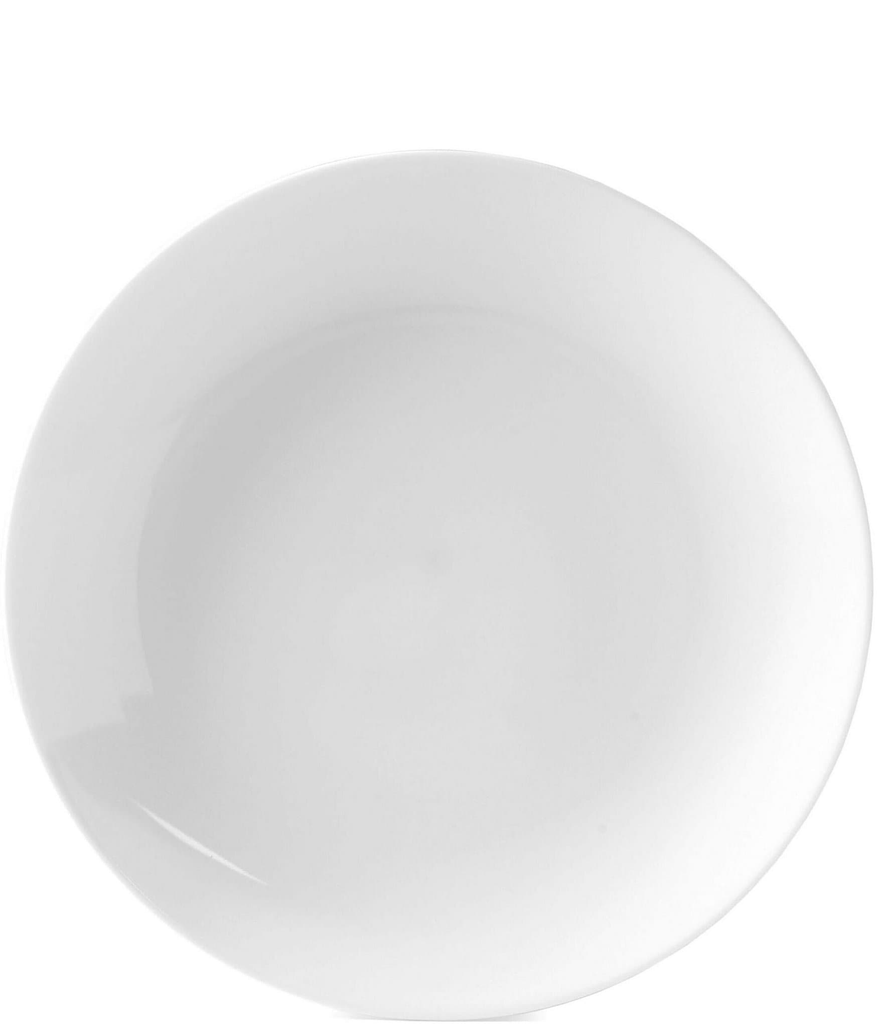 Fitz and Floyd Everyday White Coupe Salad Plates, Set of 4