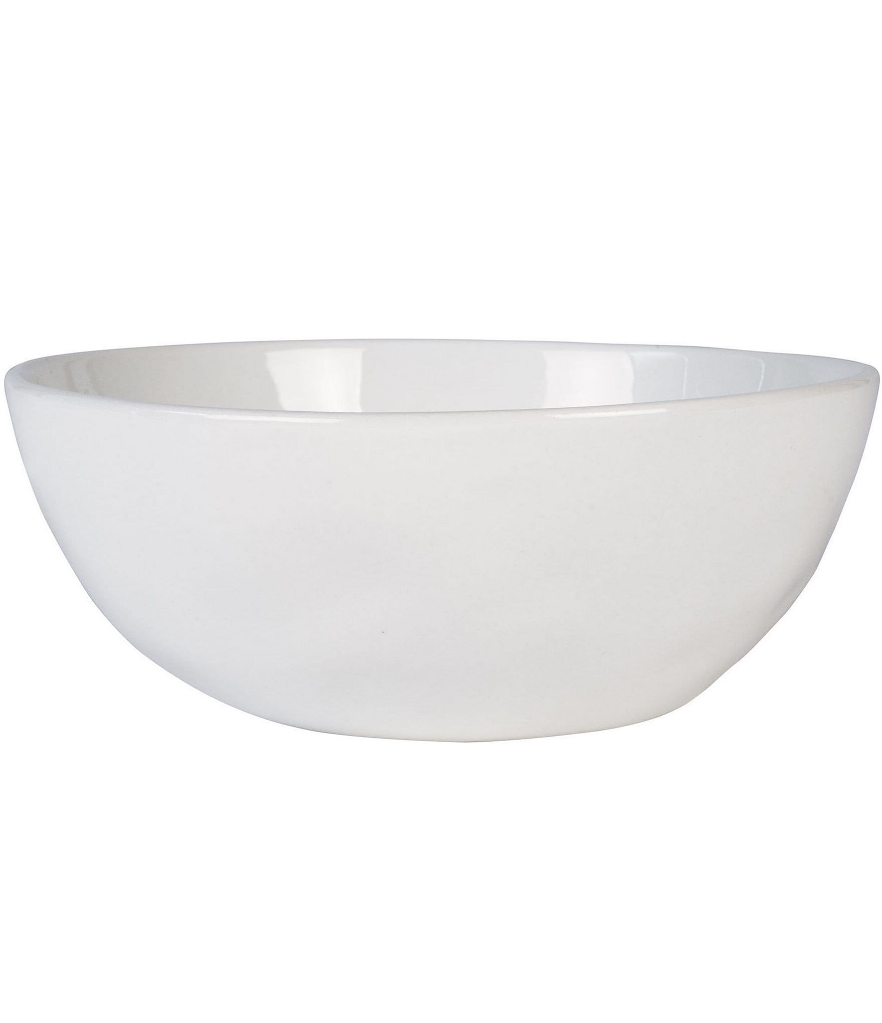 Fitz and Floyd Everyday White Organic Soup Cereal Bowls, Set of 4