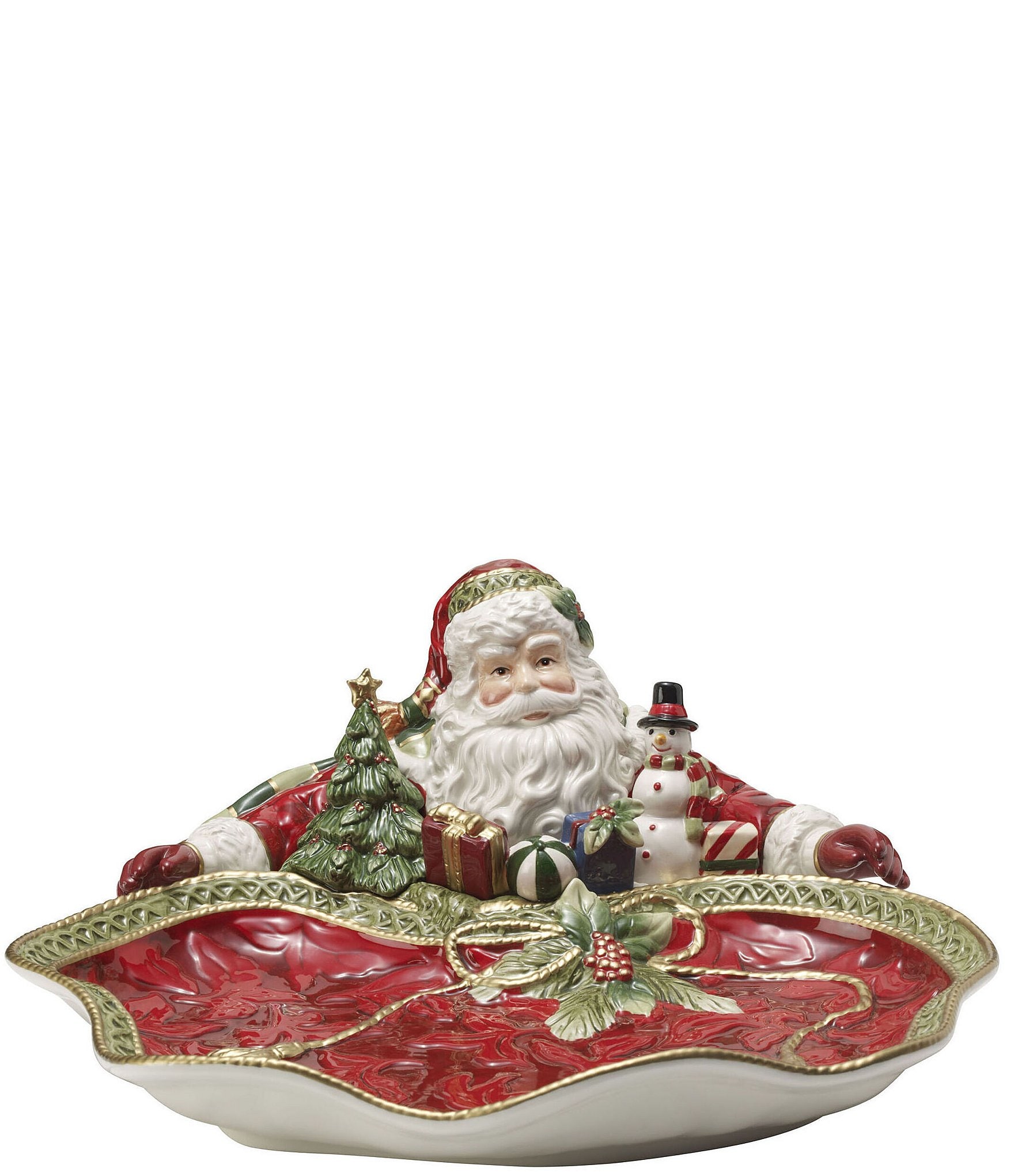 Fitz and Floyd Holiday Collection Santa Server