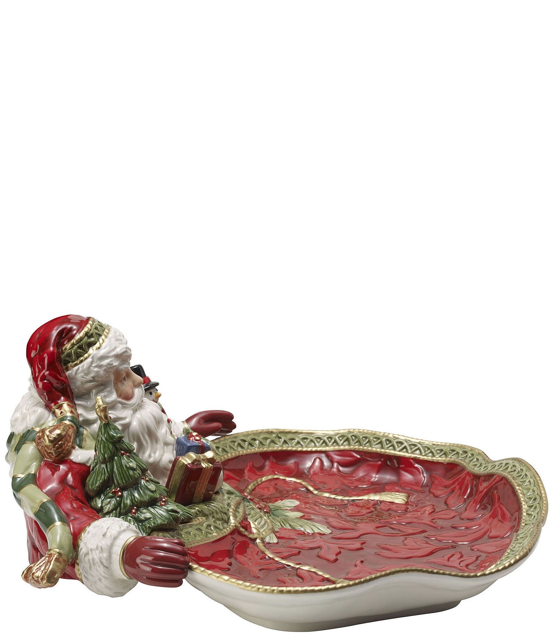 Fitz and Floyd Holiday Collection Santa Server