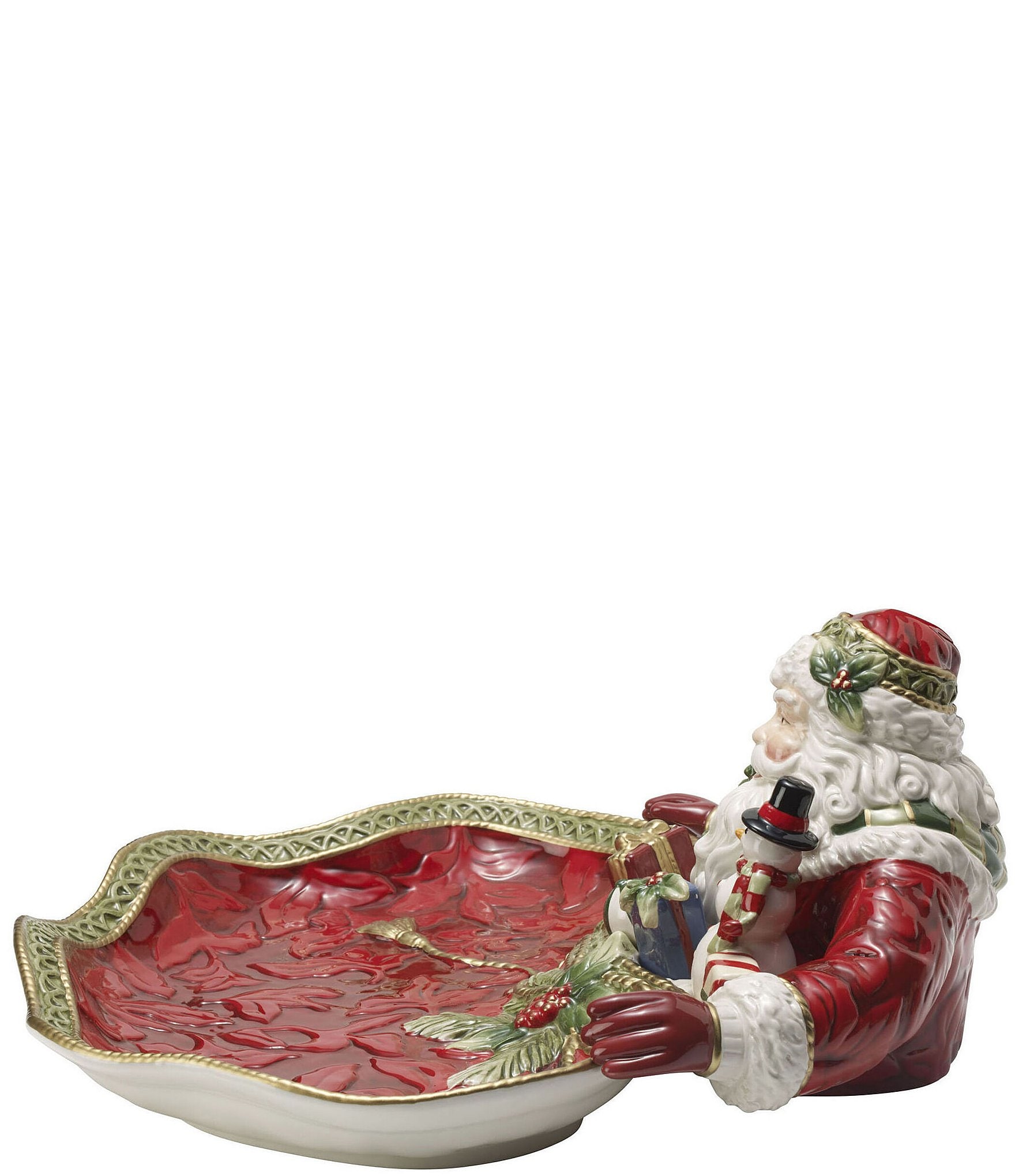 Fitz and Floyd Holiday Collection Santa Server