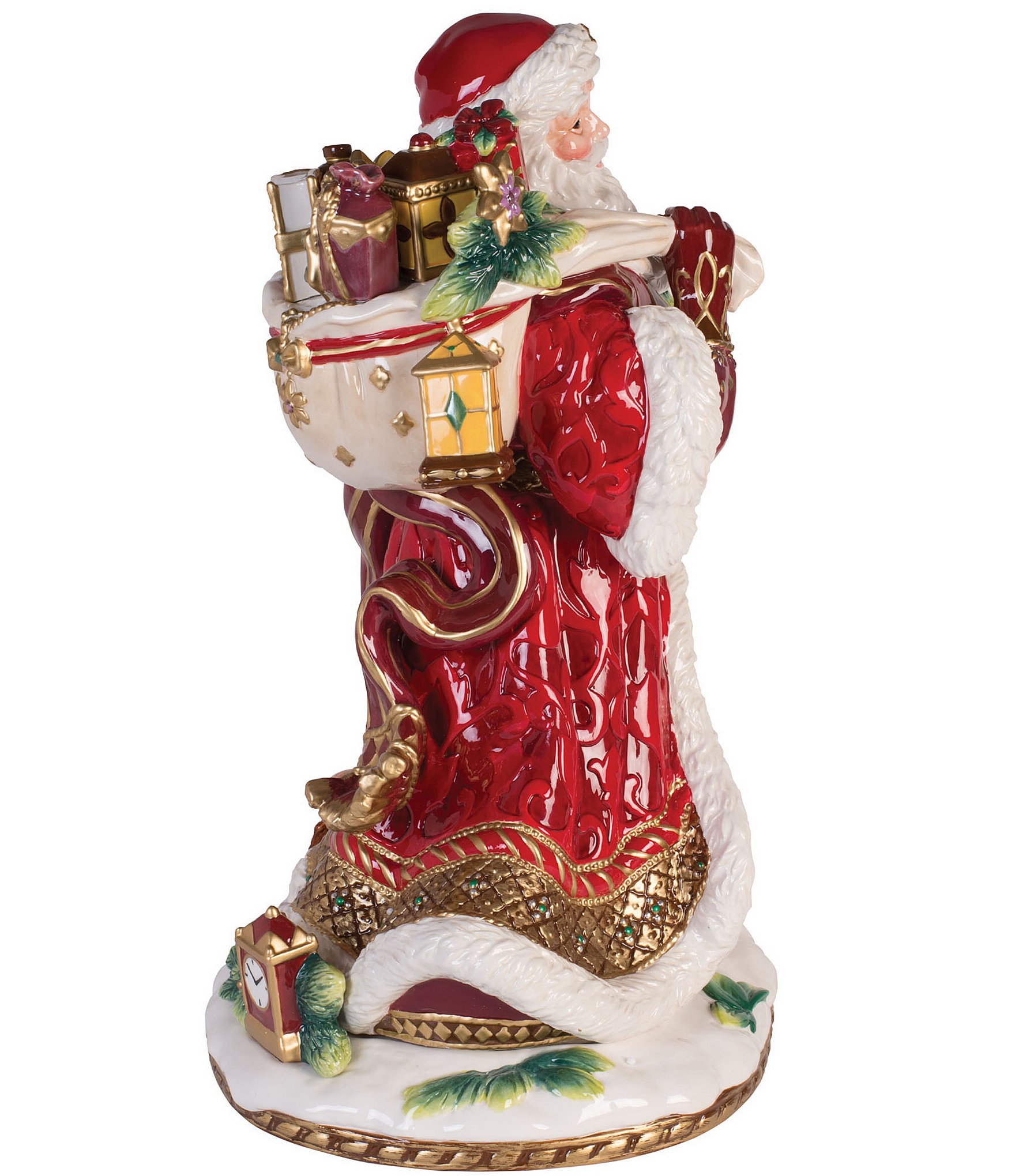 Fitz And Floyd Renaissance Holiday Collection Santa Figurine
