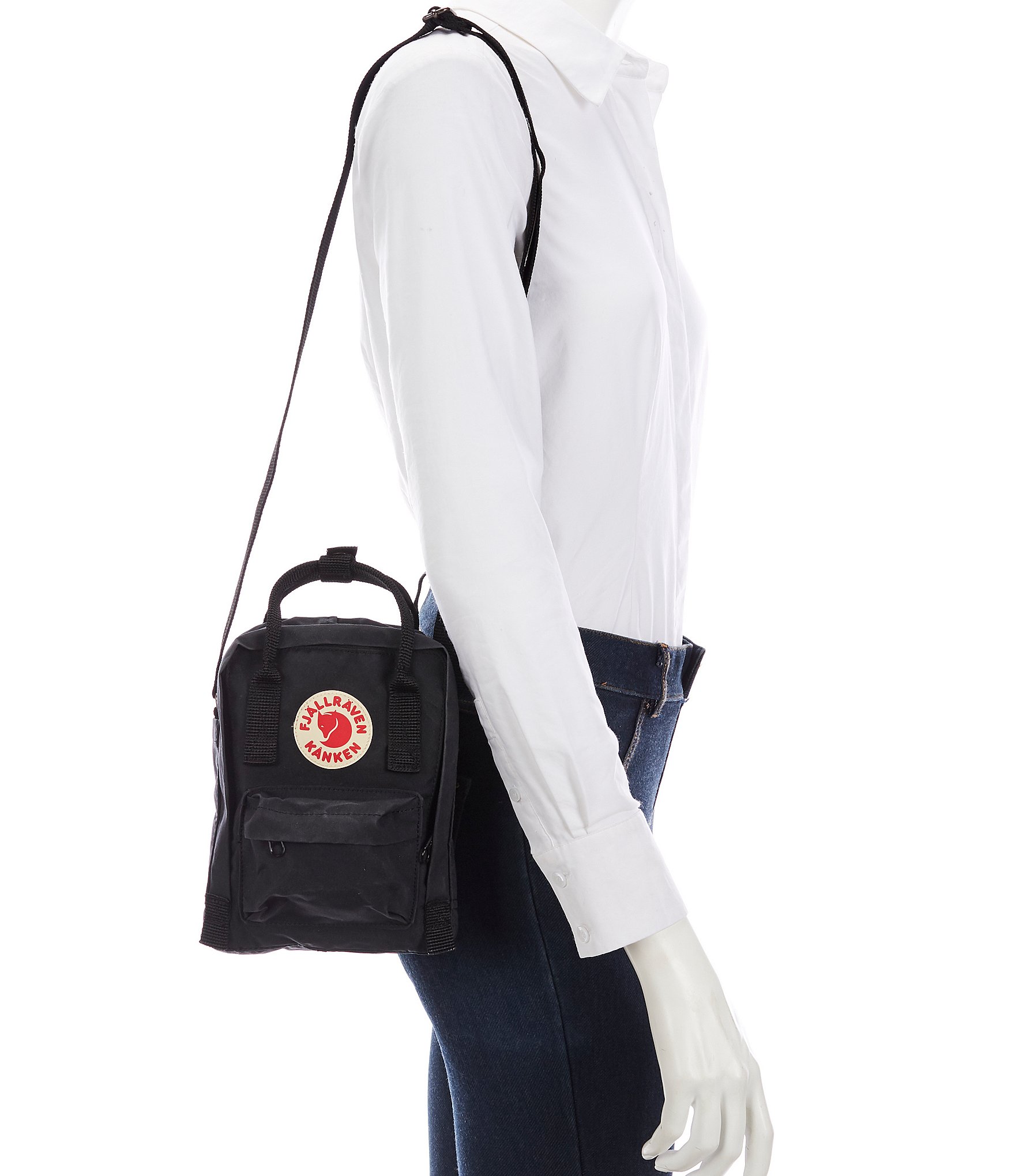 Fjallraven Patch Logo Kanken Sling Zip Crossbody Bag