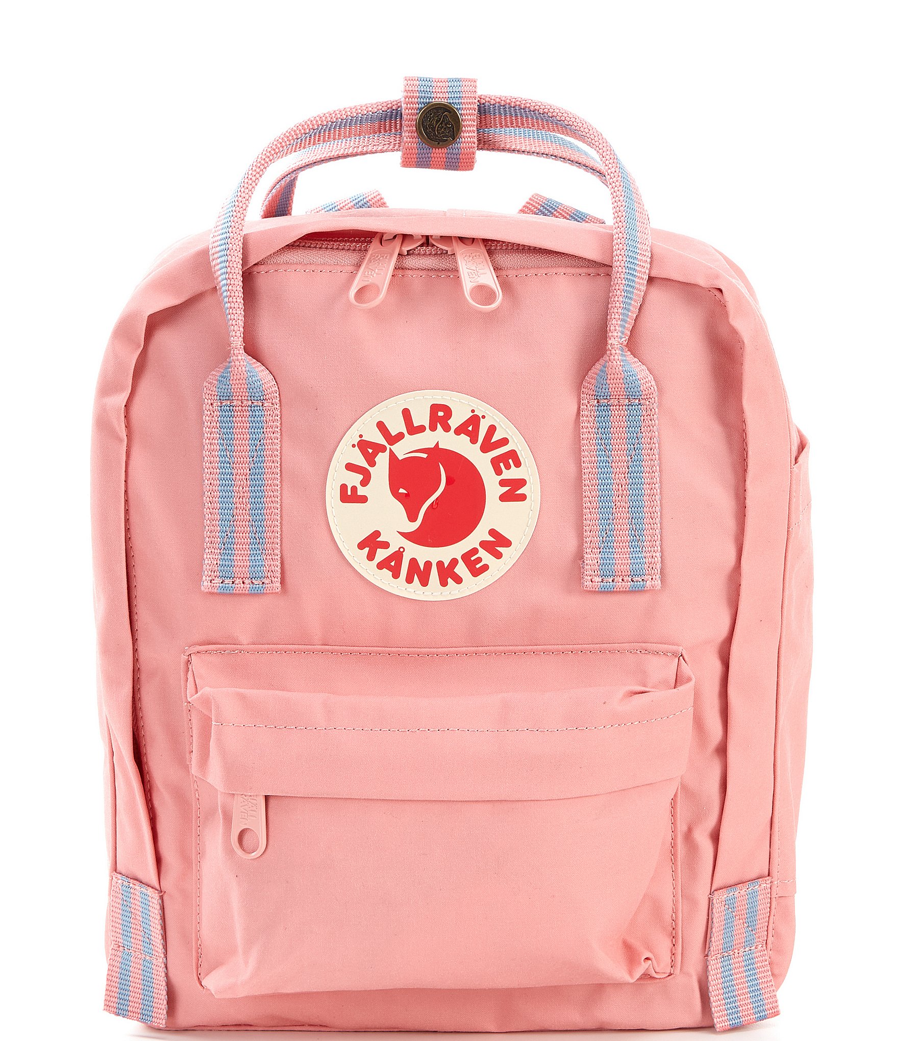 schreeuw versieren Correspondentie Fjallraven Contrast Handle Mini Patch Logo Kanken Water-Resistant Backpack  | Dillard's