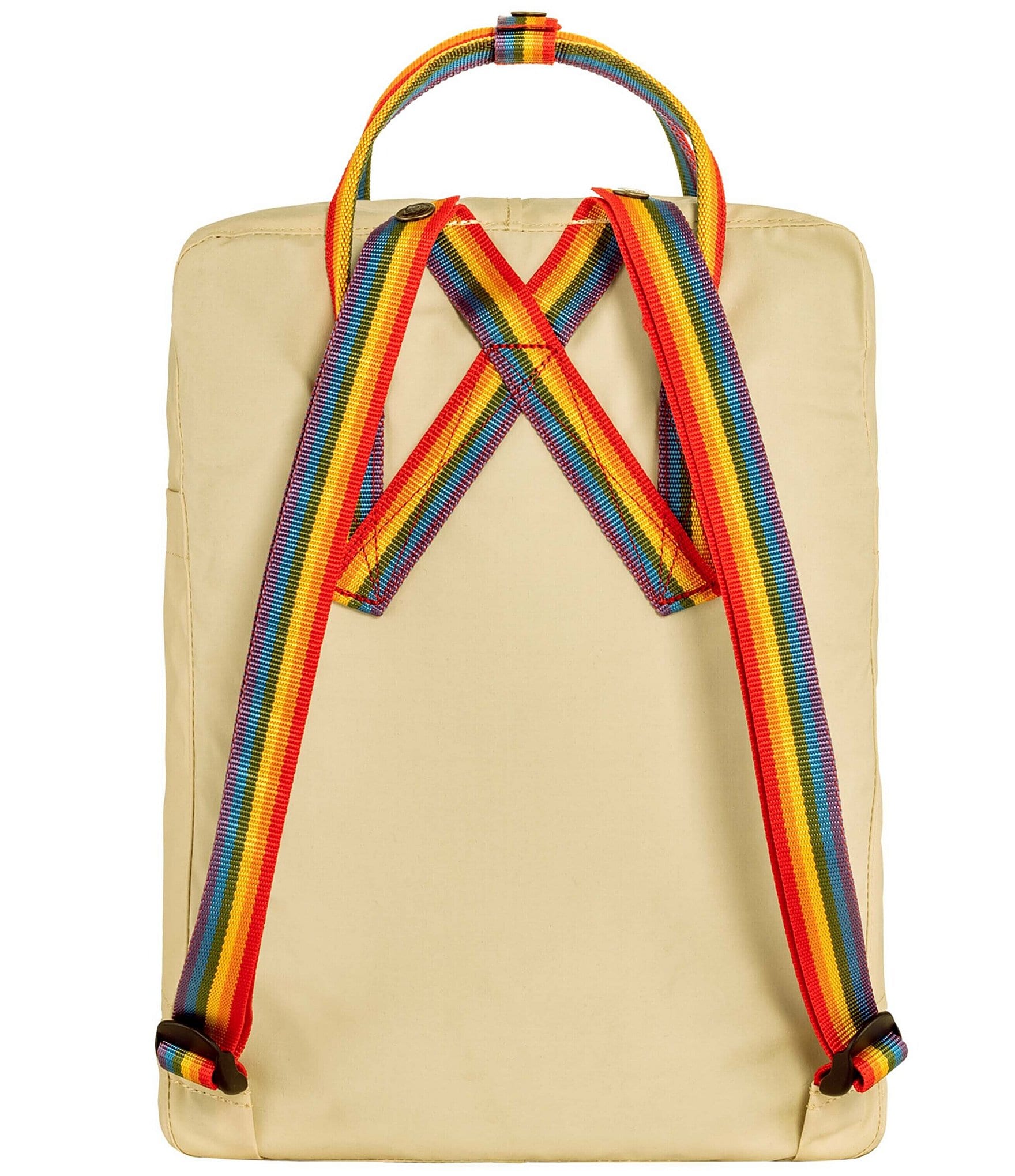 Fjallraven Patch Logo Kanken Rainbow Handle Sling Bag