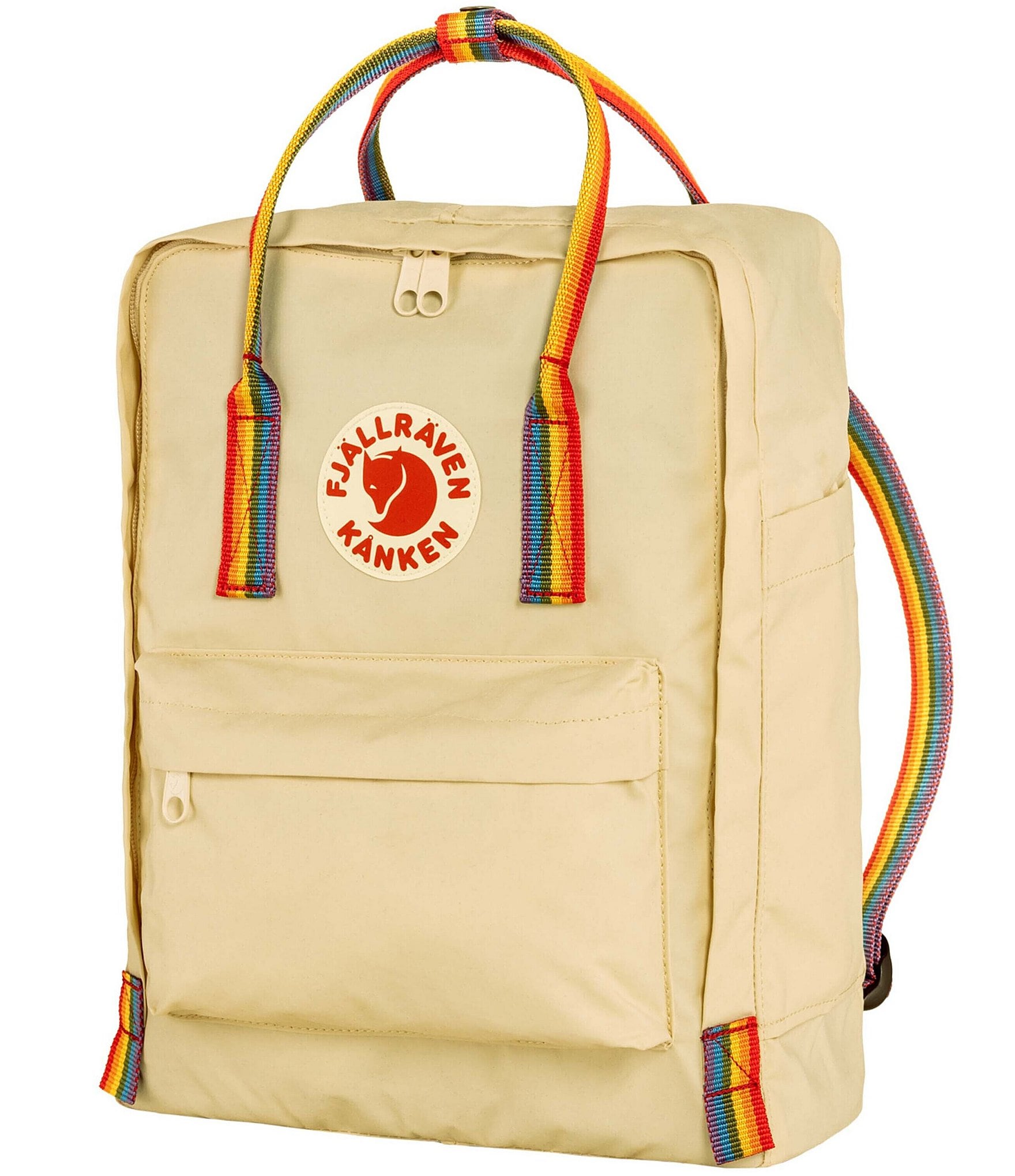 Fjallraven Patch Logo Kanken Rainbow Handle Sling Bag