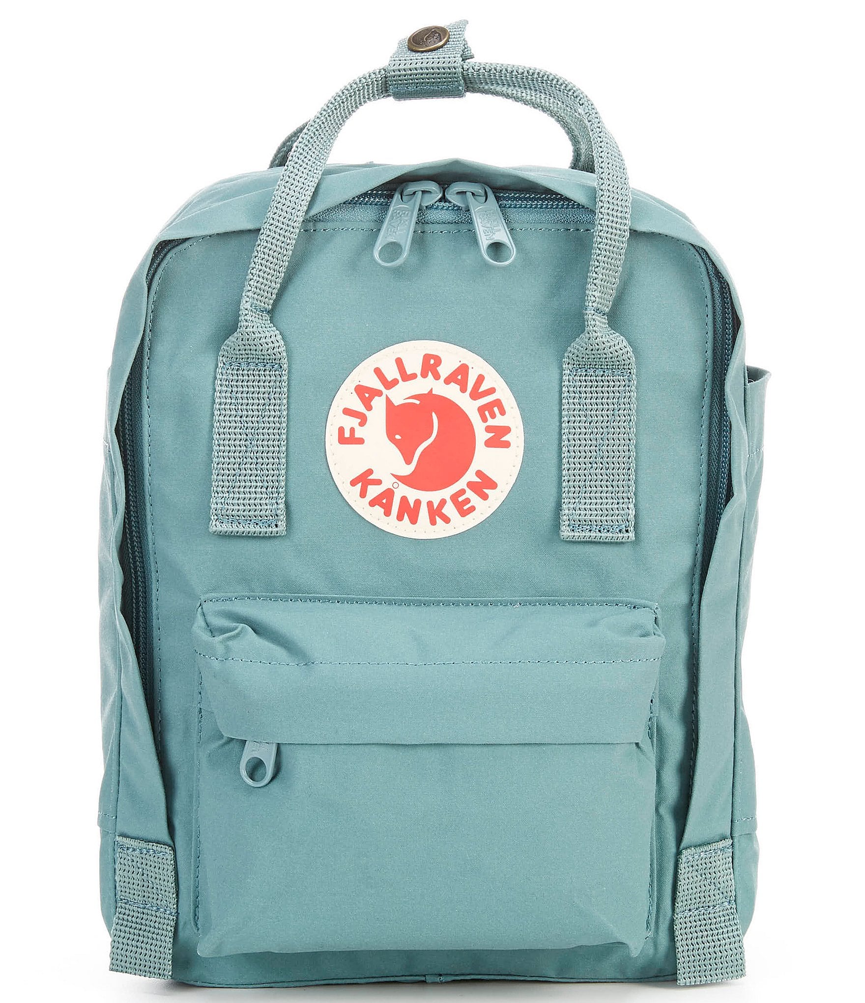 Fjallraven Solid Mini Patch Logo Kanken Water-Resistant Convertible Backpack