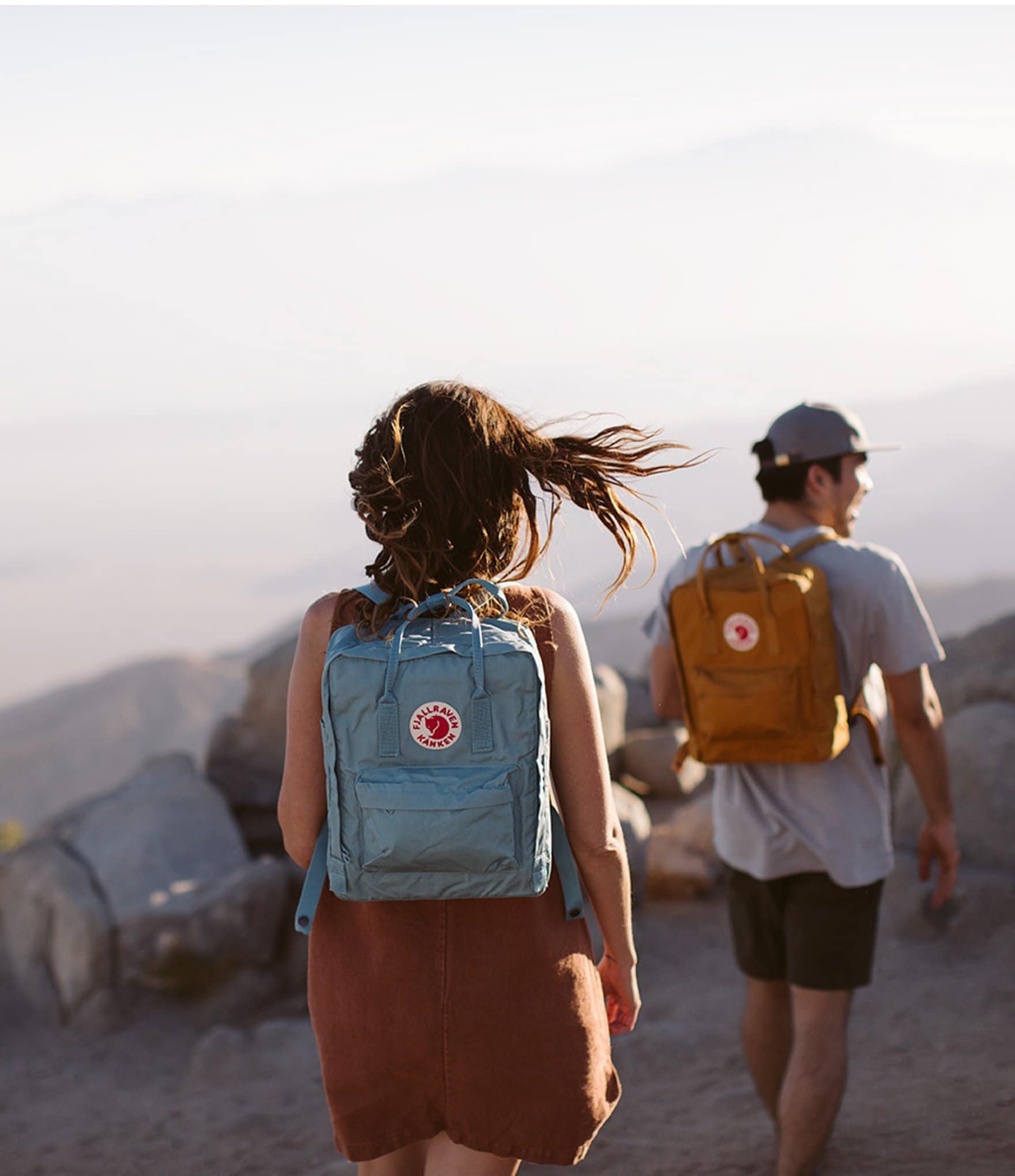 Fjallraven Solid Mini Patch Logo Kanken Water-Resistant Convertible Backpack