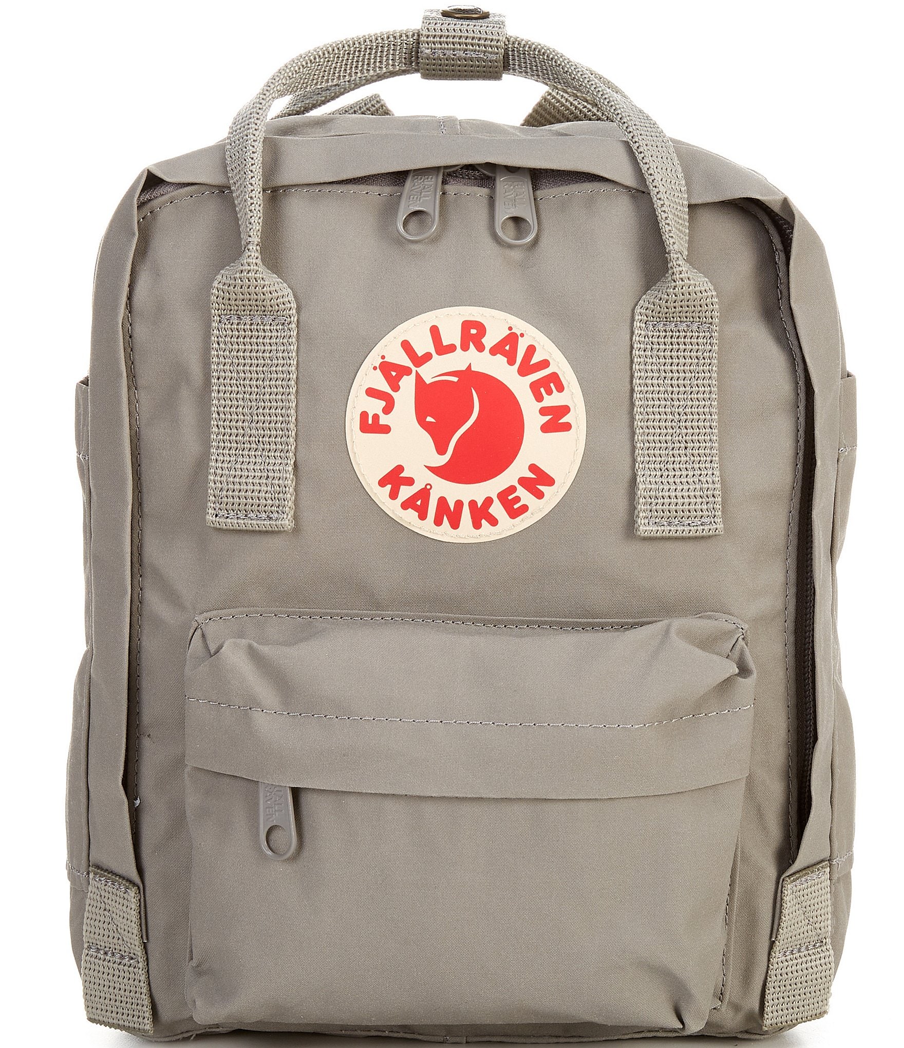 Fjallraven Solid Mini Patch Logo Kanken Water-Resistant Convertible Backpack