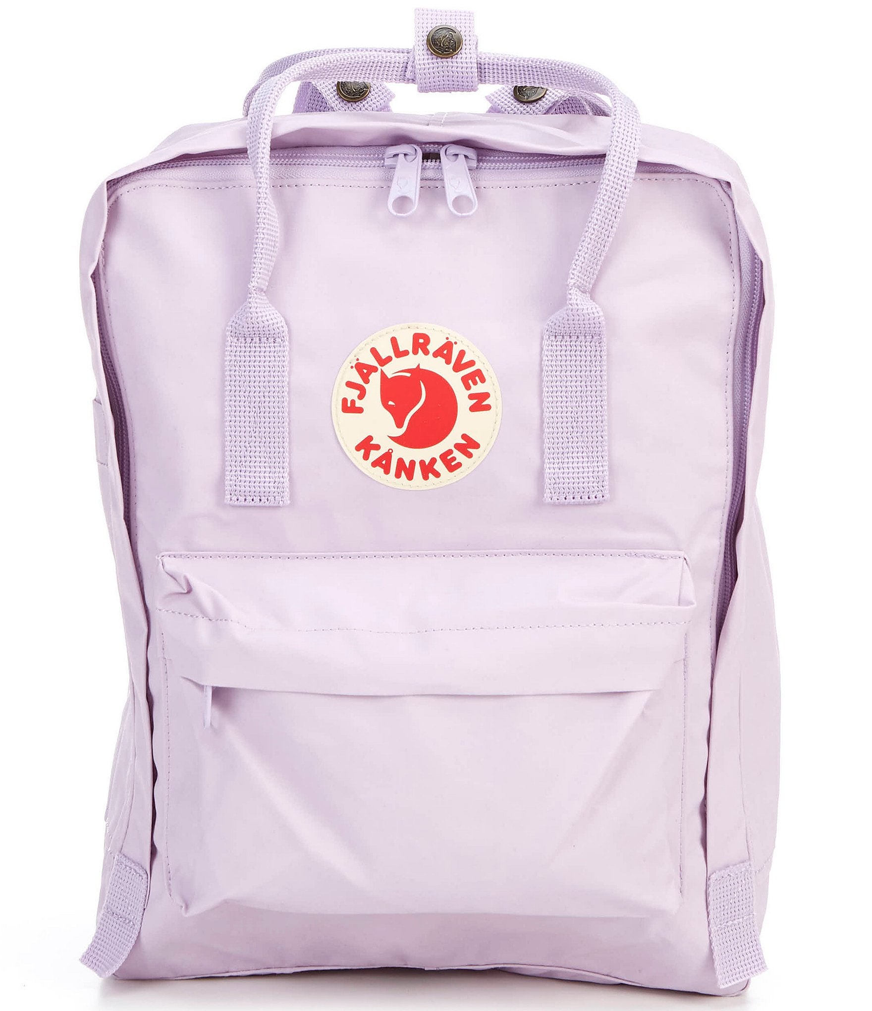 Fjallraven Patch Logo Kanken Water-Resistant Cotton Zipper Convertible Backpack