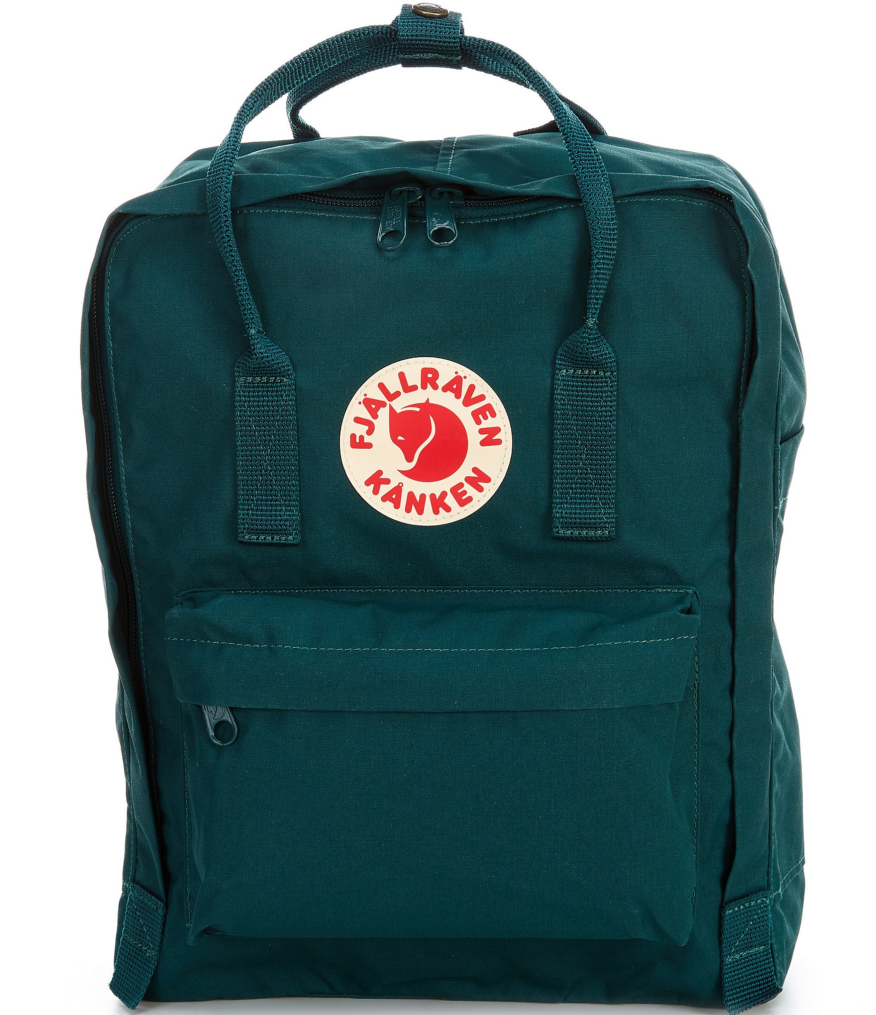 Fjallraven Patch Logo Kanken Water-Resistant Cotton Zipper Convertible Backpack