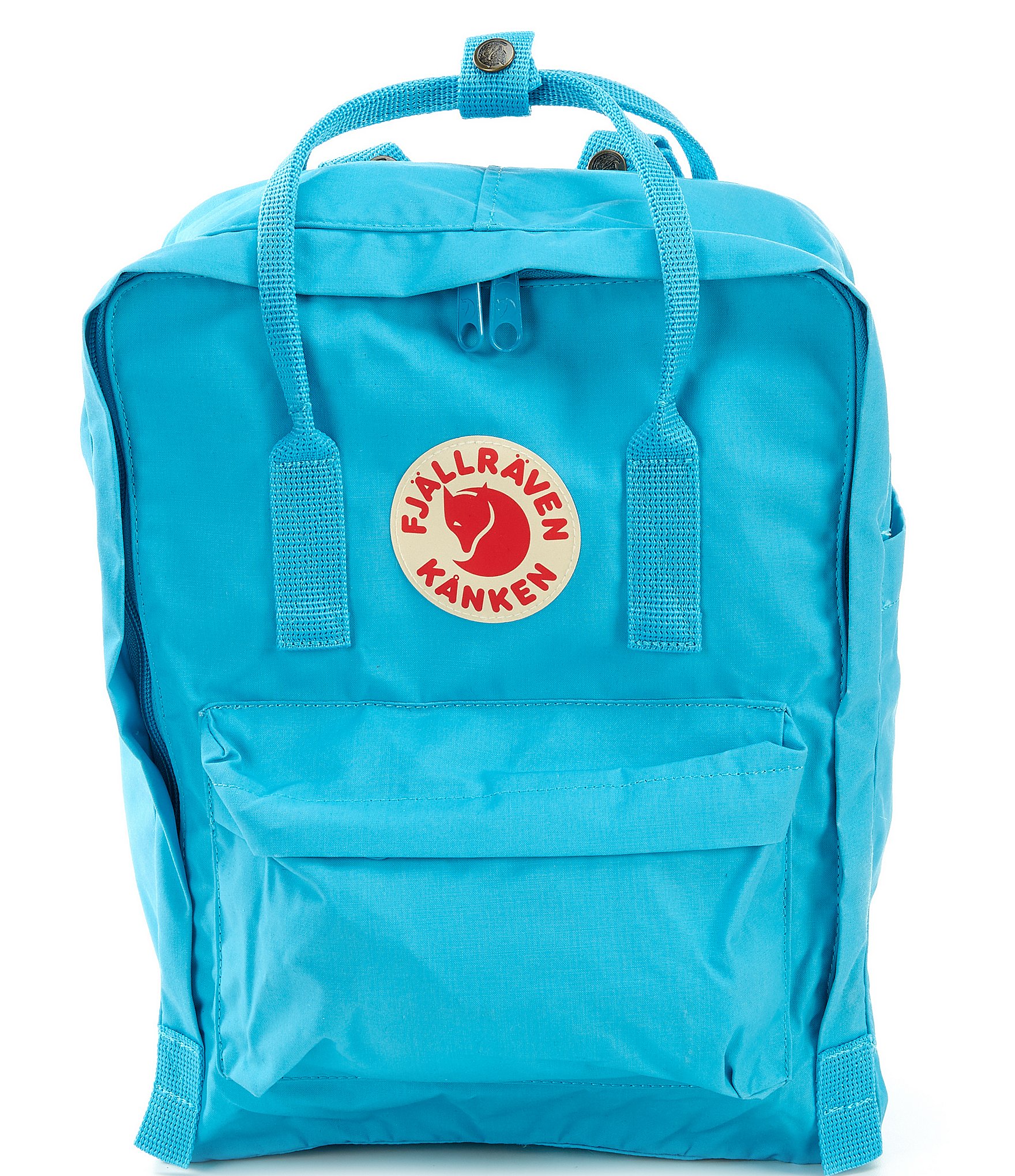 Fjallraven Patch Logo Kanken Water-Resistant Cotton Zipper Convertible Backpack