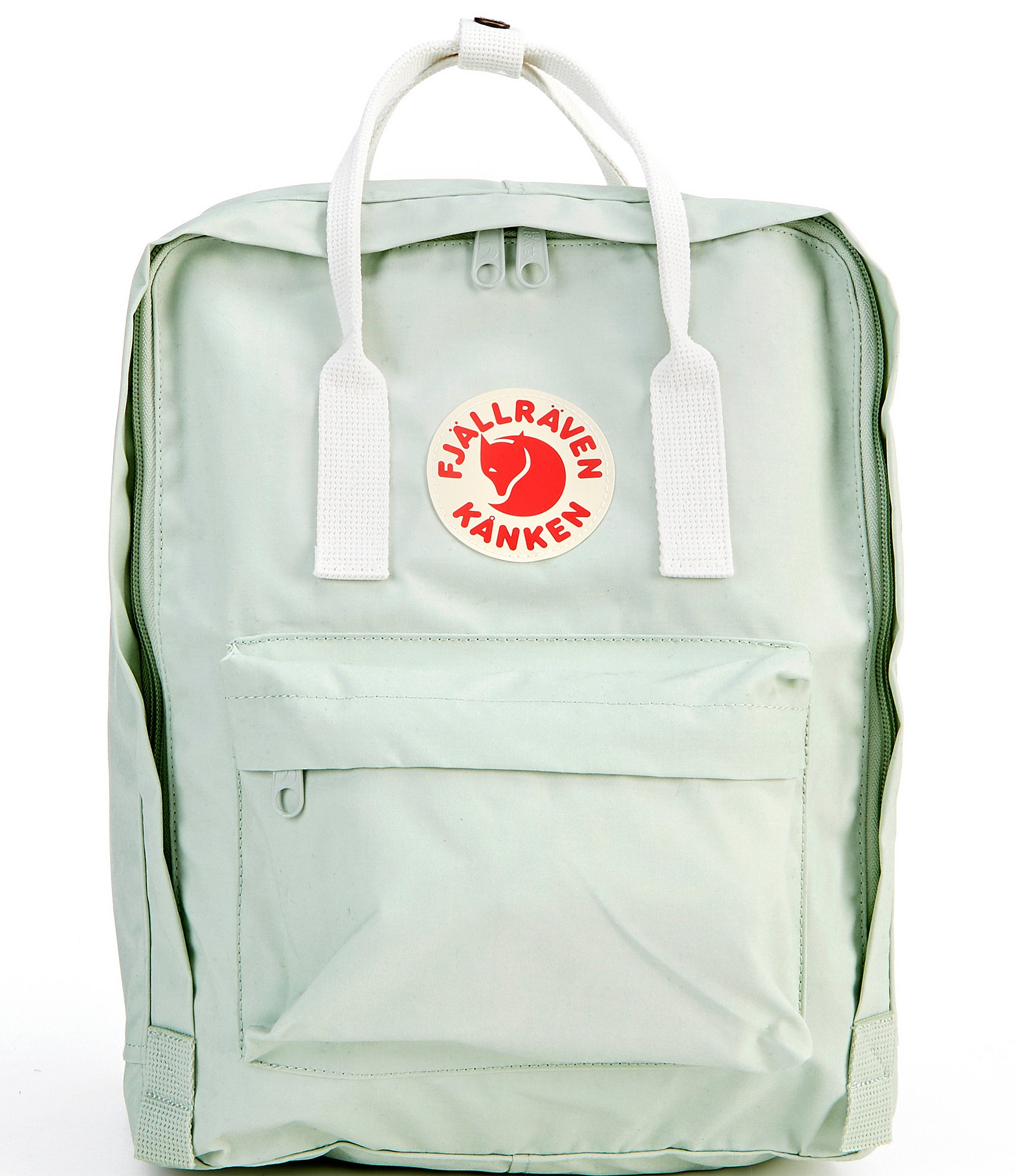 Fjallraven Patch Logo Kanken Water-Resistant Cotton Zipper Convertible Backpack