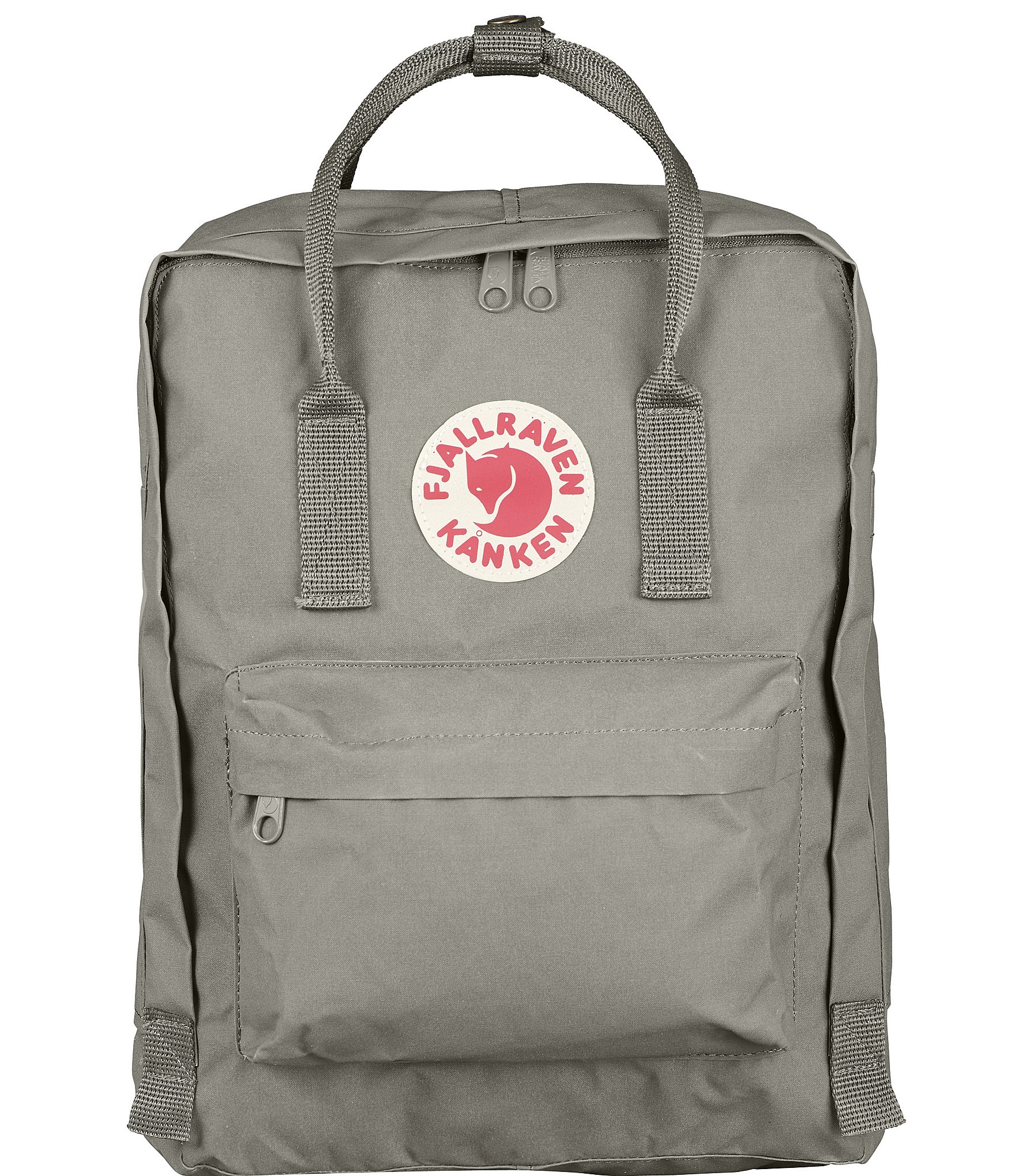 Fjallraven Patch Logo Kanken Water-Resistant Cotton Zipper Convertible Backpack