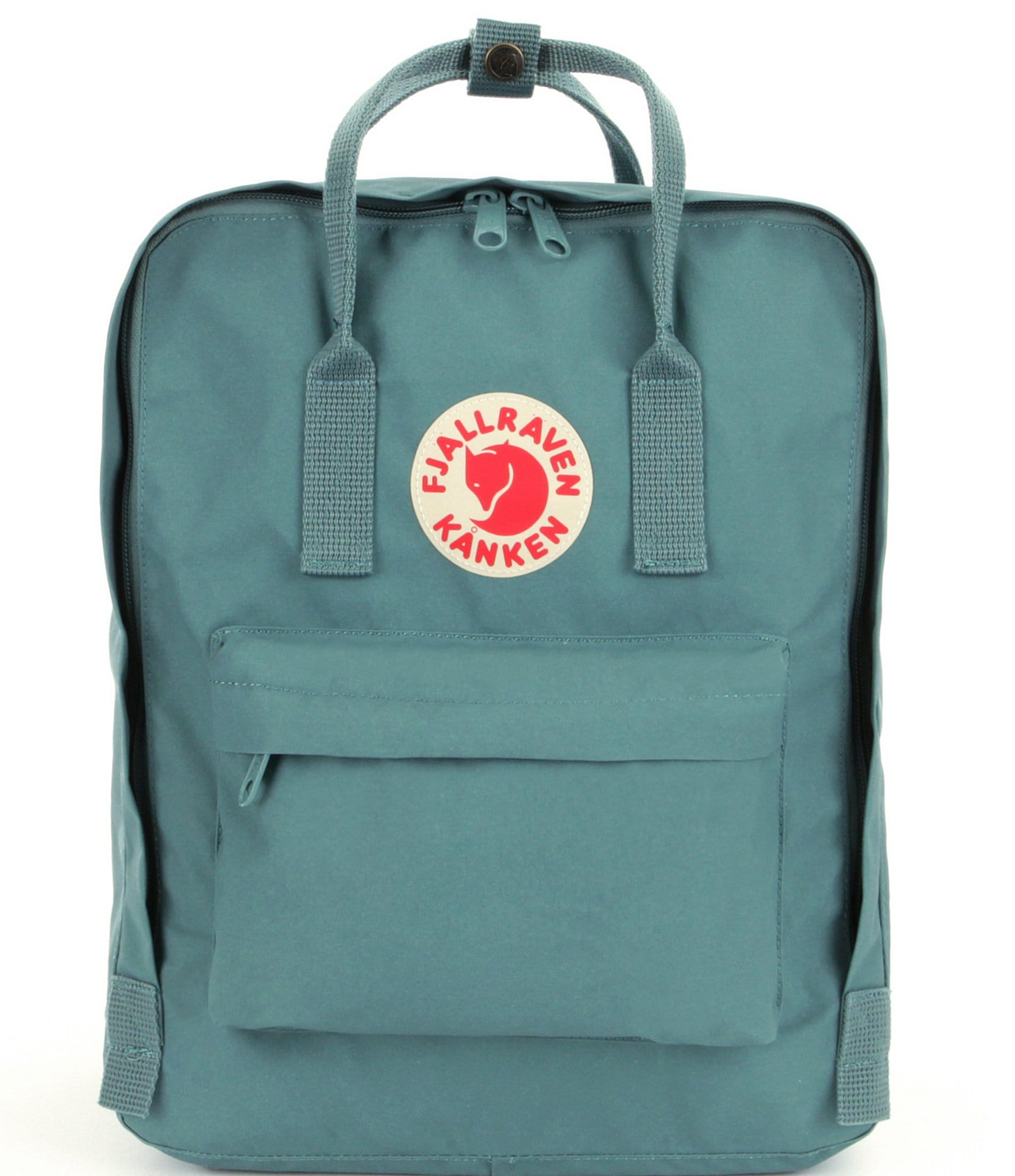 Fjallraven Patch Logo Kanken Water-Resistant Cotton Zipper Convertible Backpack