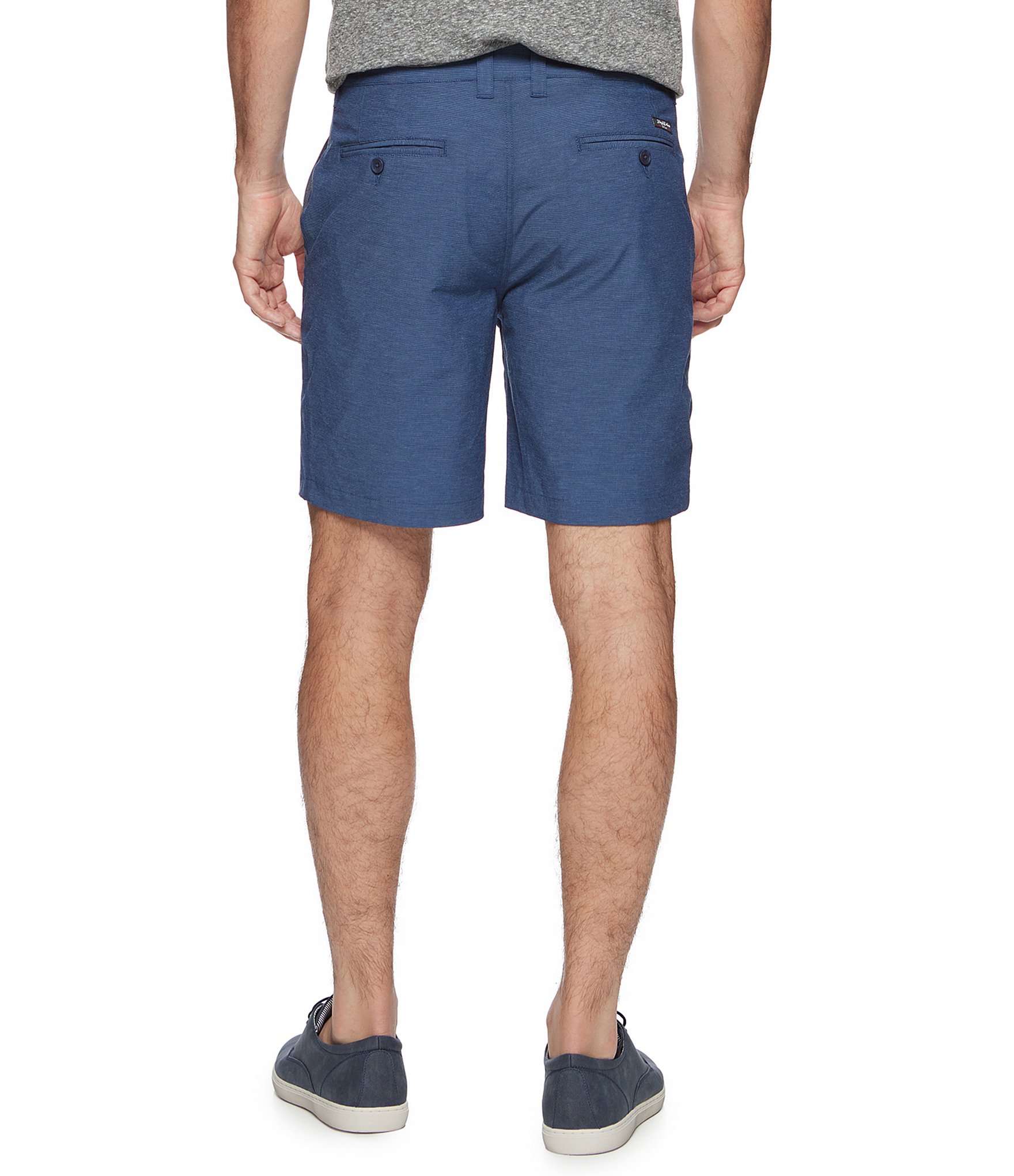 Flag and Anthem Any-Wear MadeFlex Slub Textured Hybrid Performance 8#double; Inseam Shorts