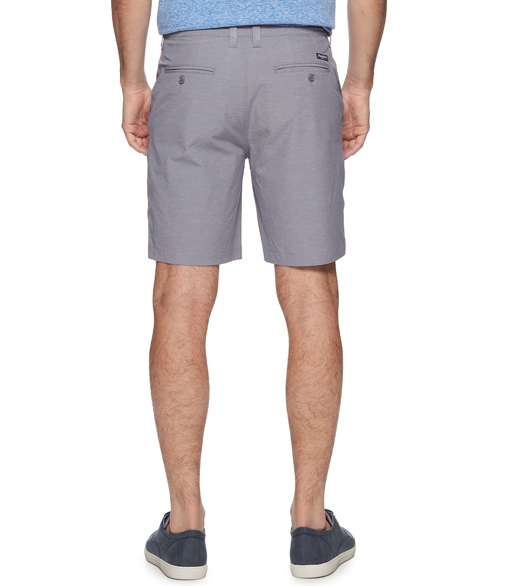 Flag and Anthem Any-Wear MadeFlex Slub Textured Hybrid Performance 8#double; Inseam Shorts