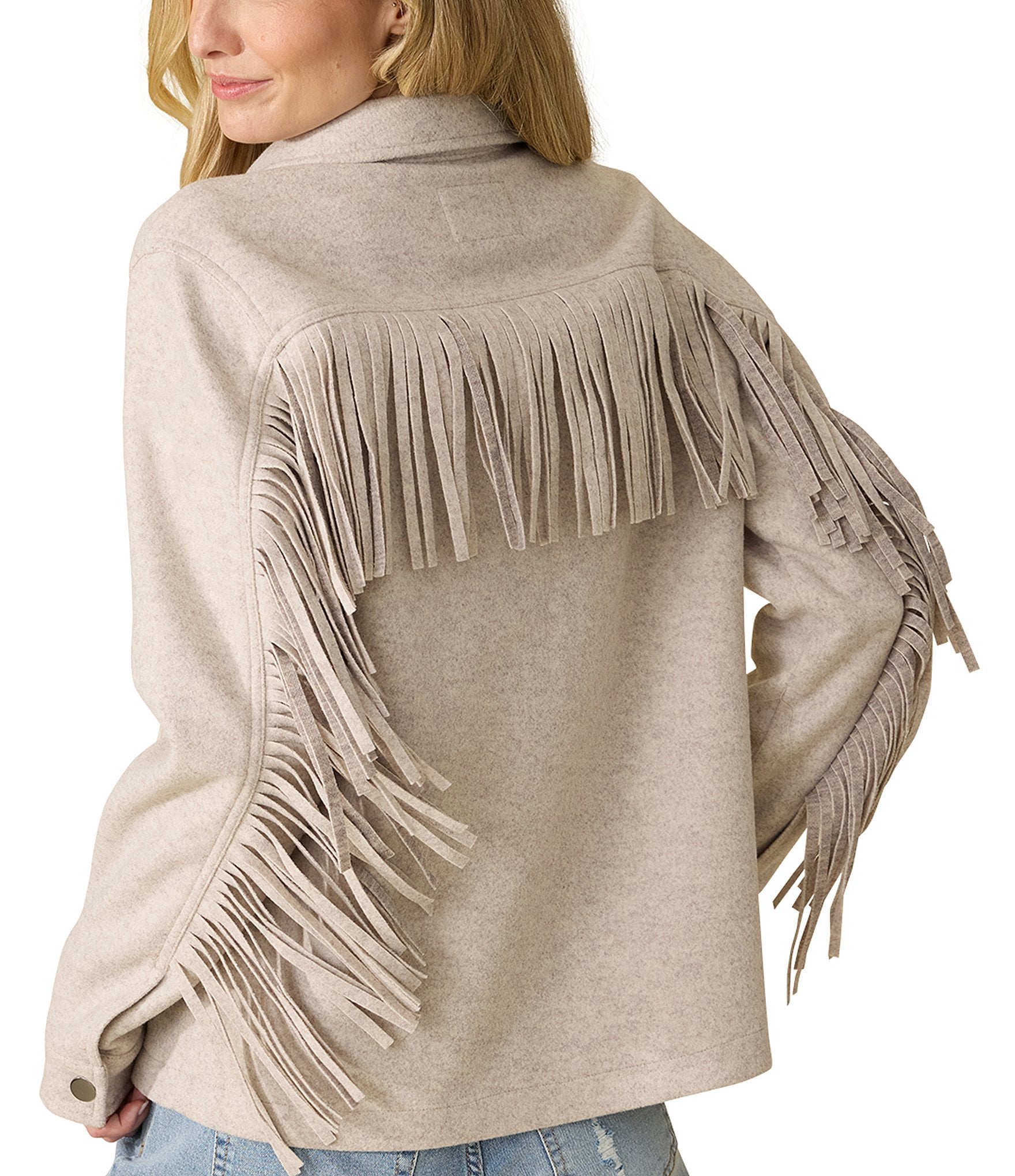 Flag and Anthem Arley Fringed Long Sleeve Jacket