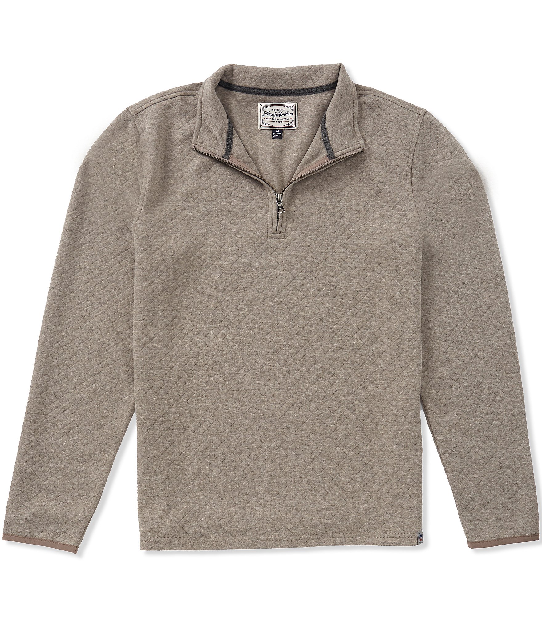 Flag and Anthem Bradner Quilted Quarter Zip Pullover