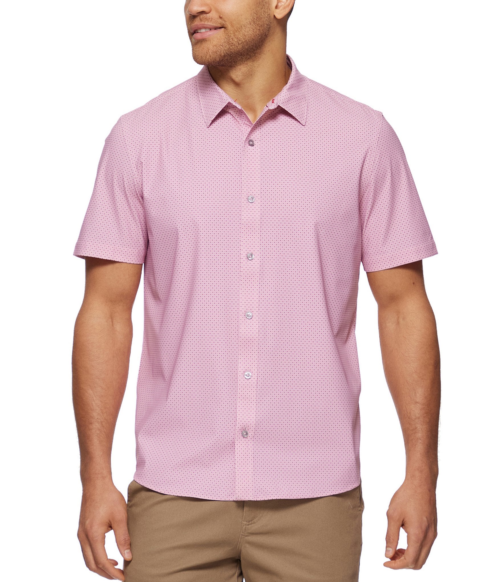 Flag and Anthem Campton Dot Print Performance Shirt