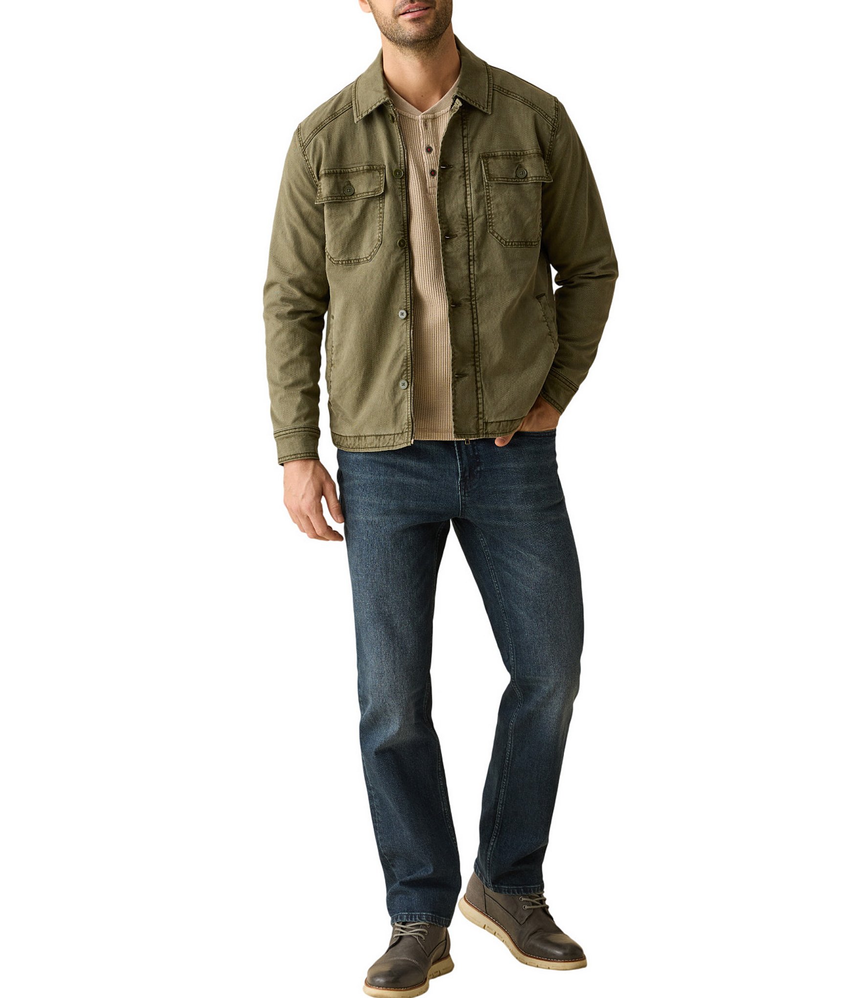 Flag and Anthem Desert Son Sylvan Military Jacket