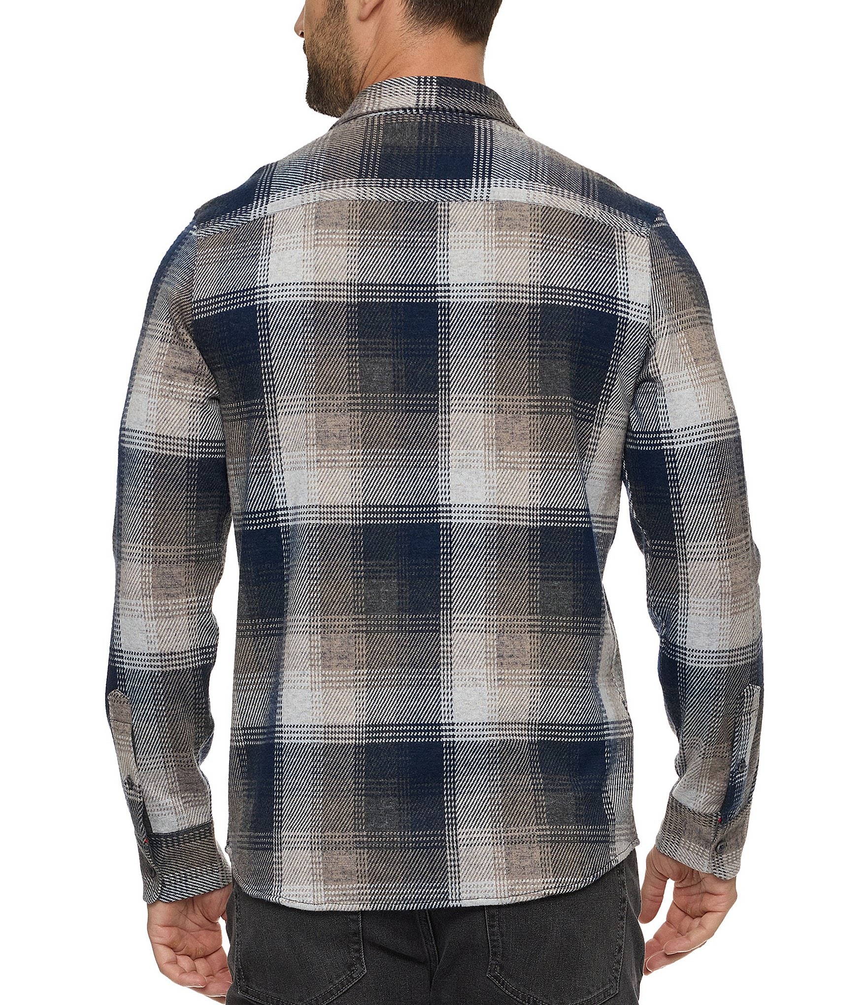 Flag and Anthem Norris Performance Printed Long Sleeve Flannel Shirt