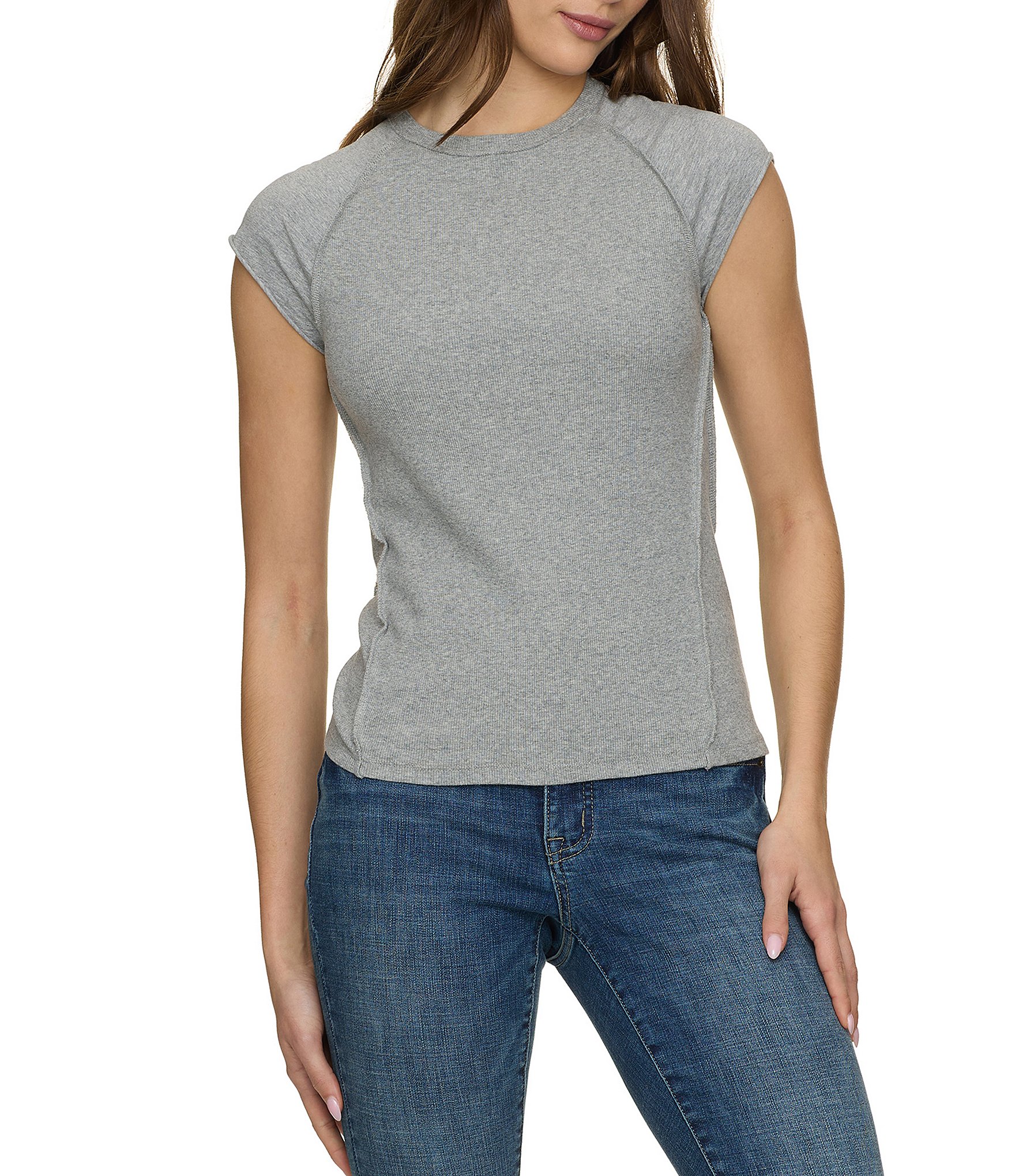 Women's Grey Knit Tops & Tees | Dillard's