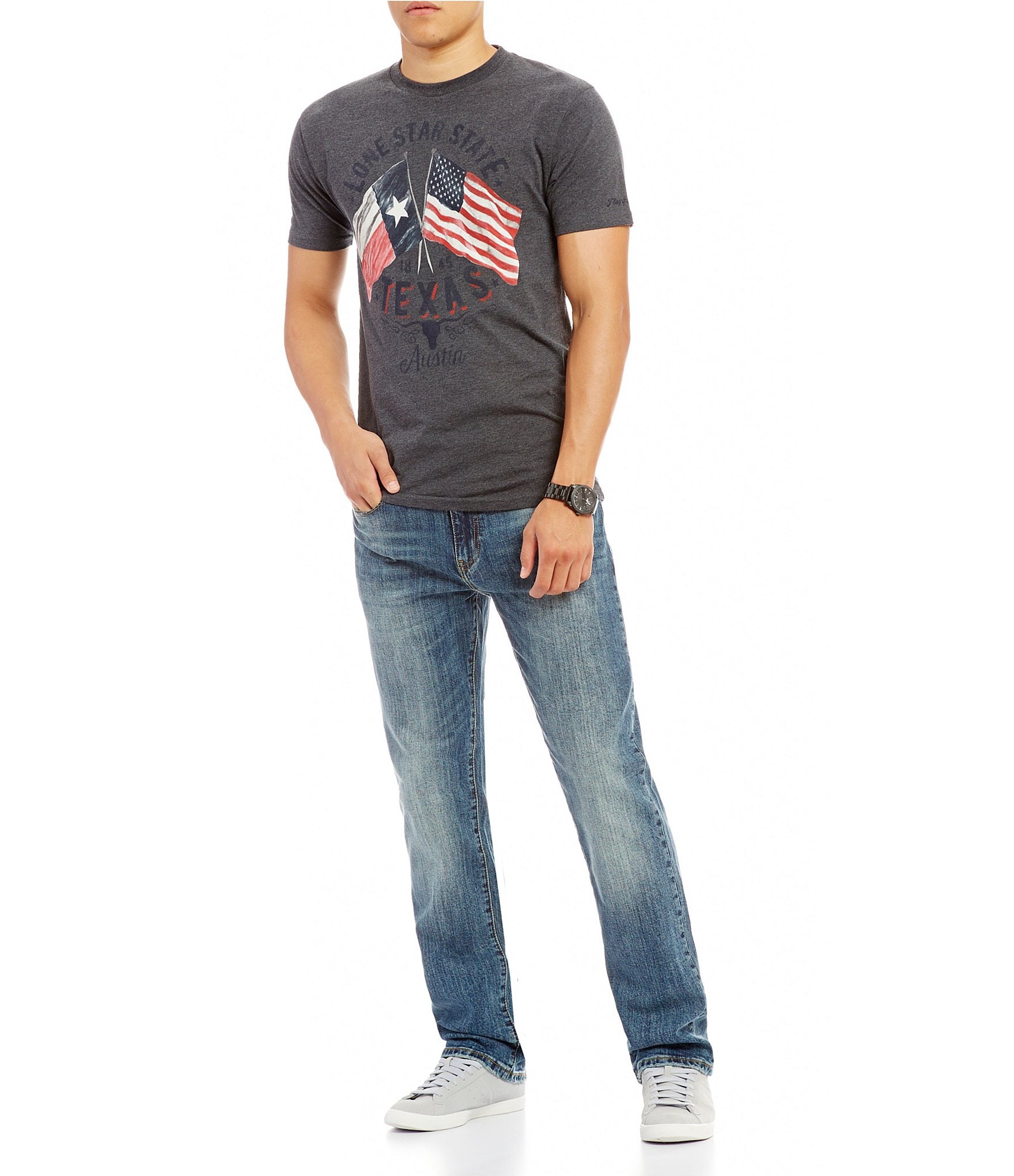 Flag and Anthem Vienna Straight Fit Denim Jeans