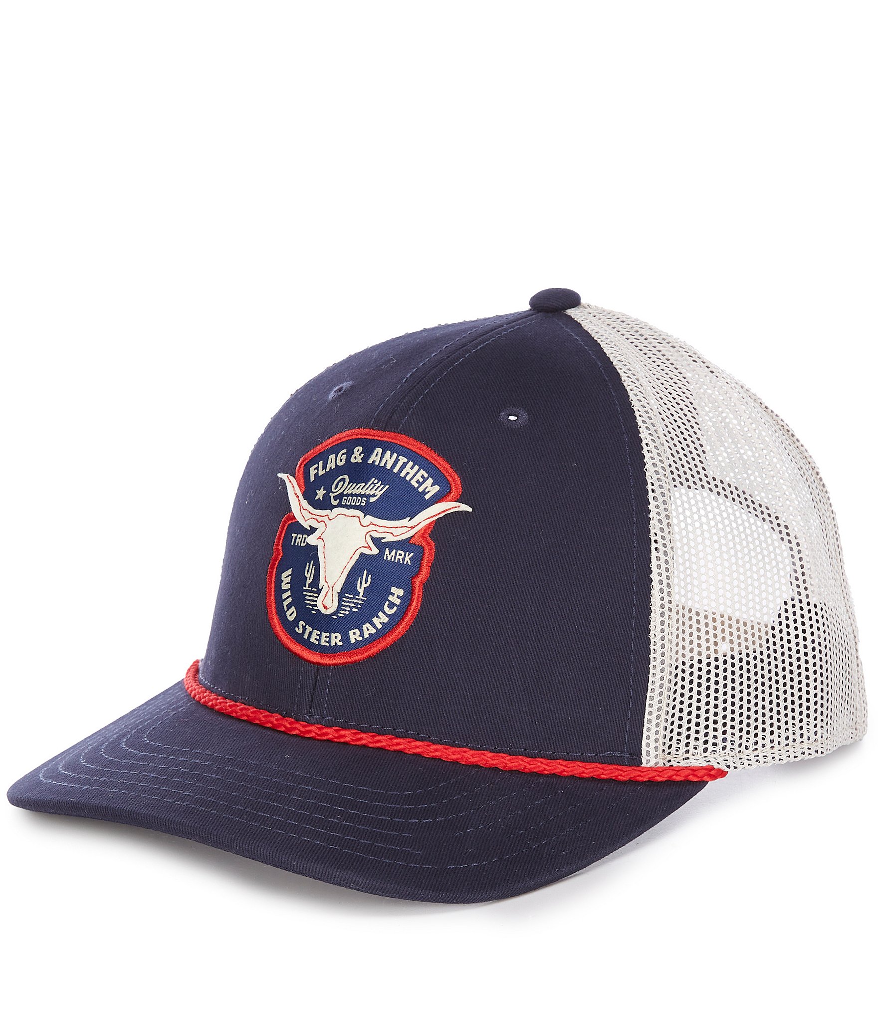 Flag and Anthem Wild Steer Trucker Hat