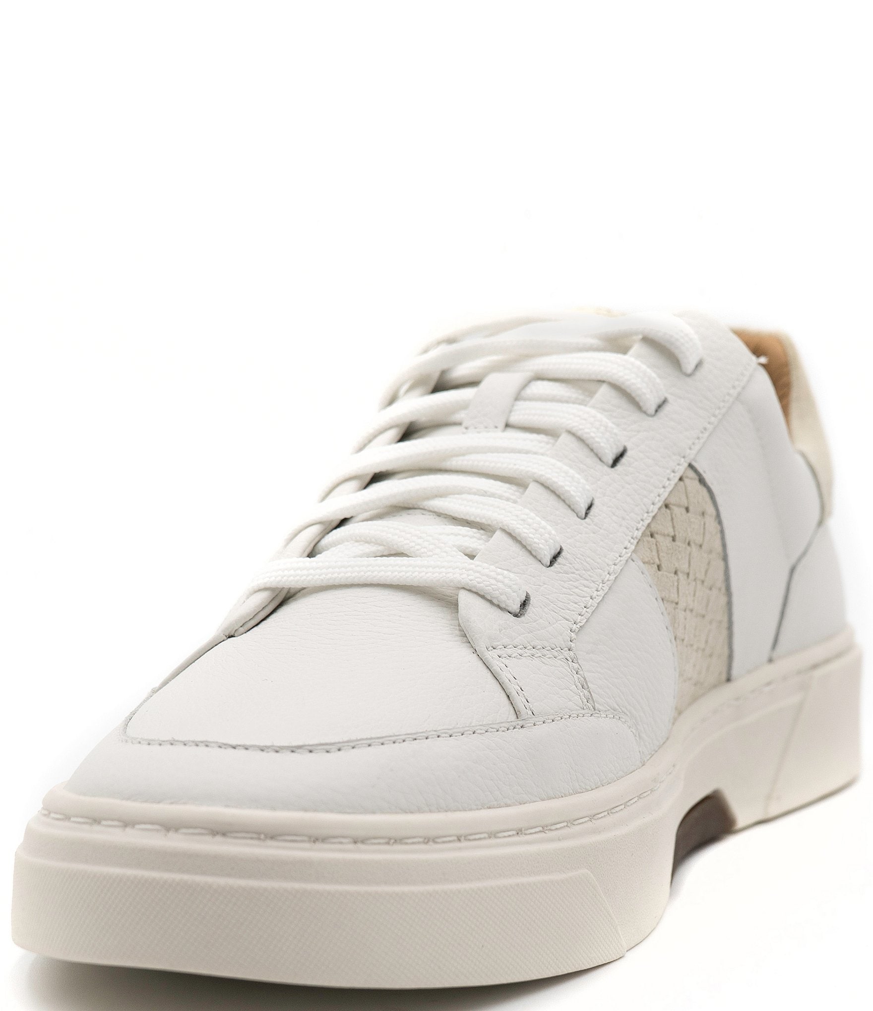 Flag LTD. Men's Becker Suede Woven Panel Sneakers