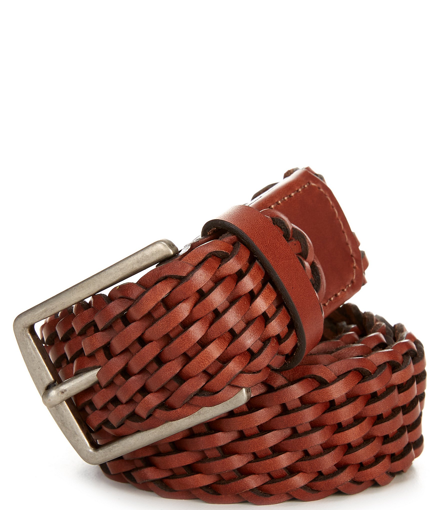 Flag LTD. Men's Braden Woven Leather Belt