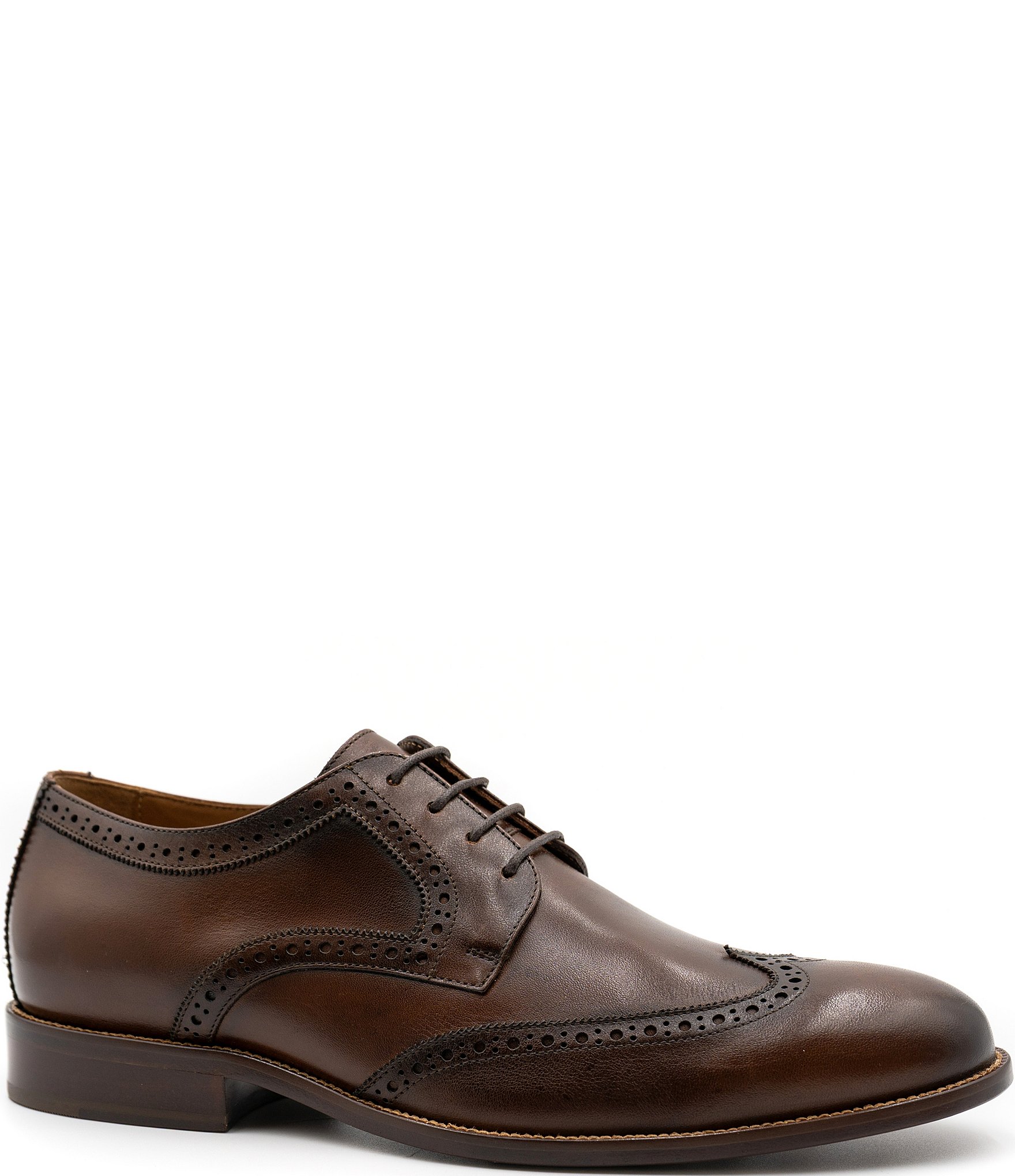 Flag LTD wingtip almond tie dress shoes Mens Brown Dress Shoes White Sole - Shop on Pinterest main image 3