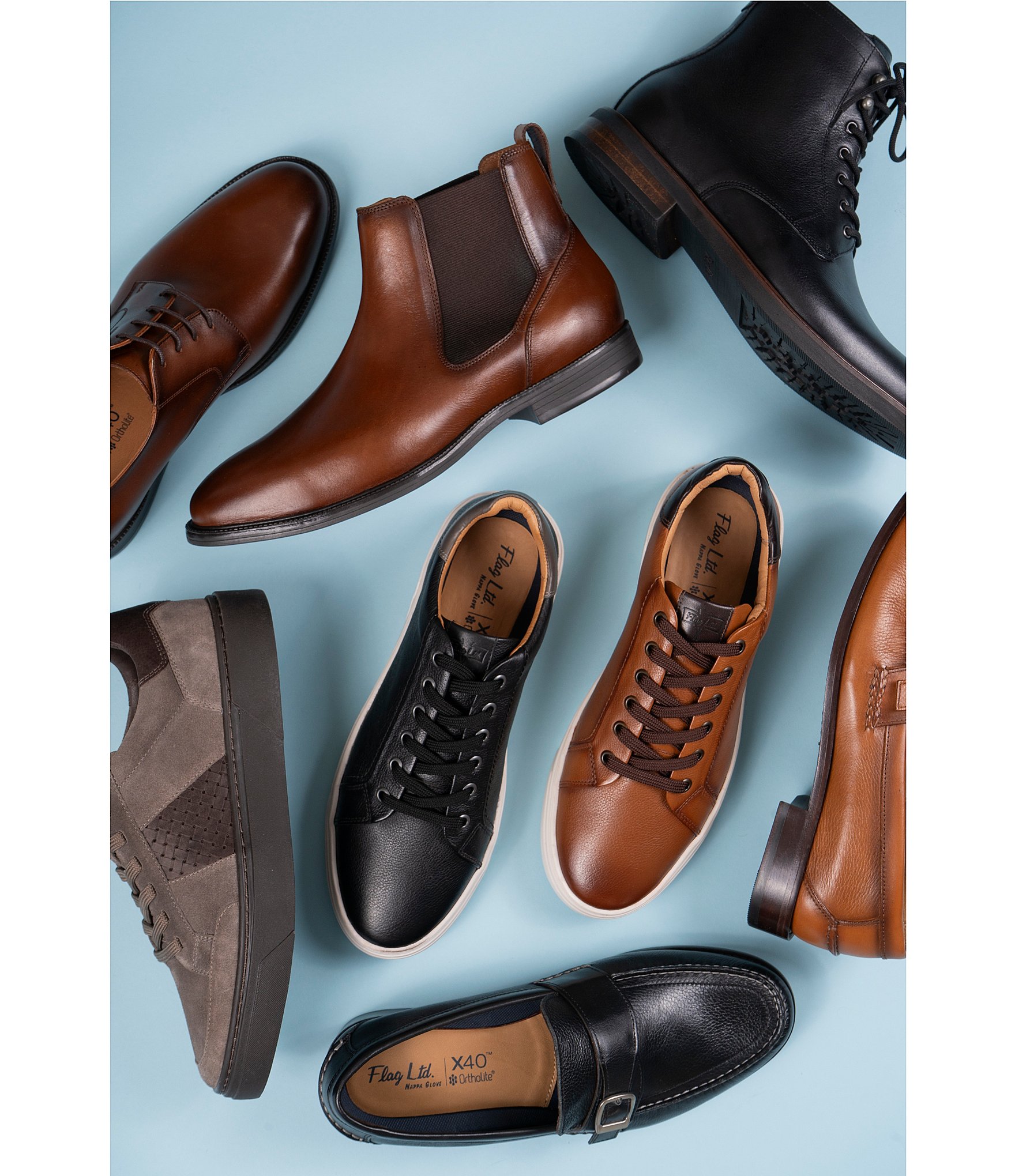 Flag LTD. Men's Marcus Leather Dress Oxfords
