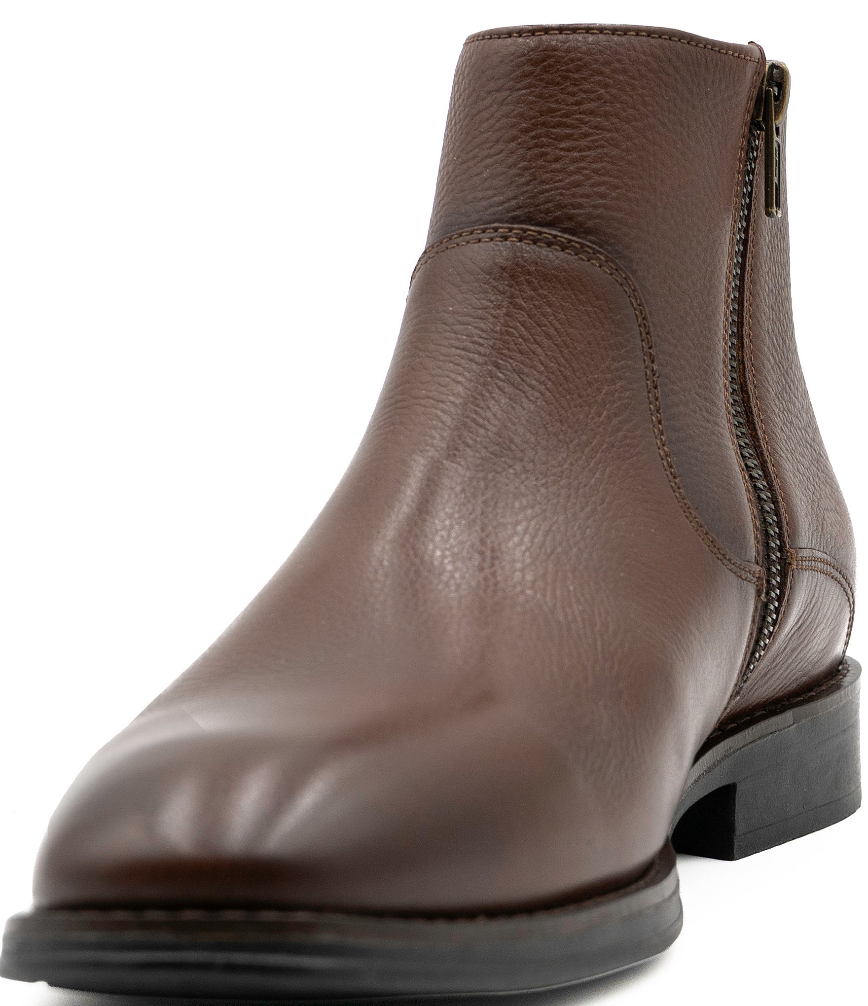 Flag LTD. Men's Monroe Leather Side Zip Dress Boots
