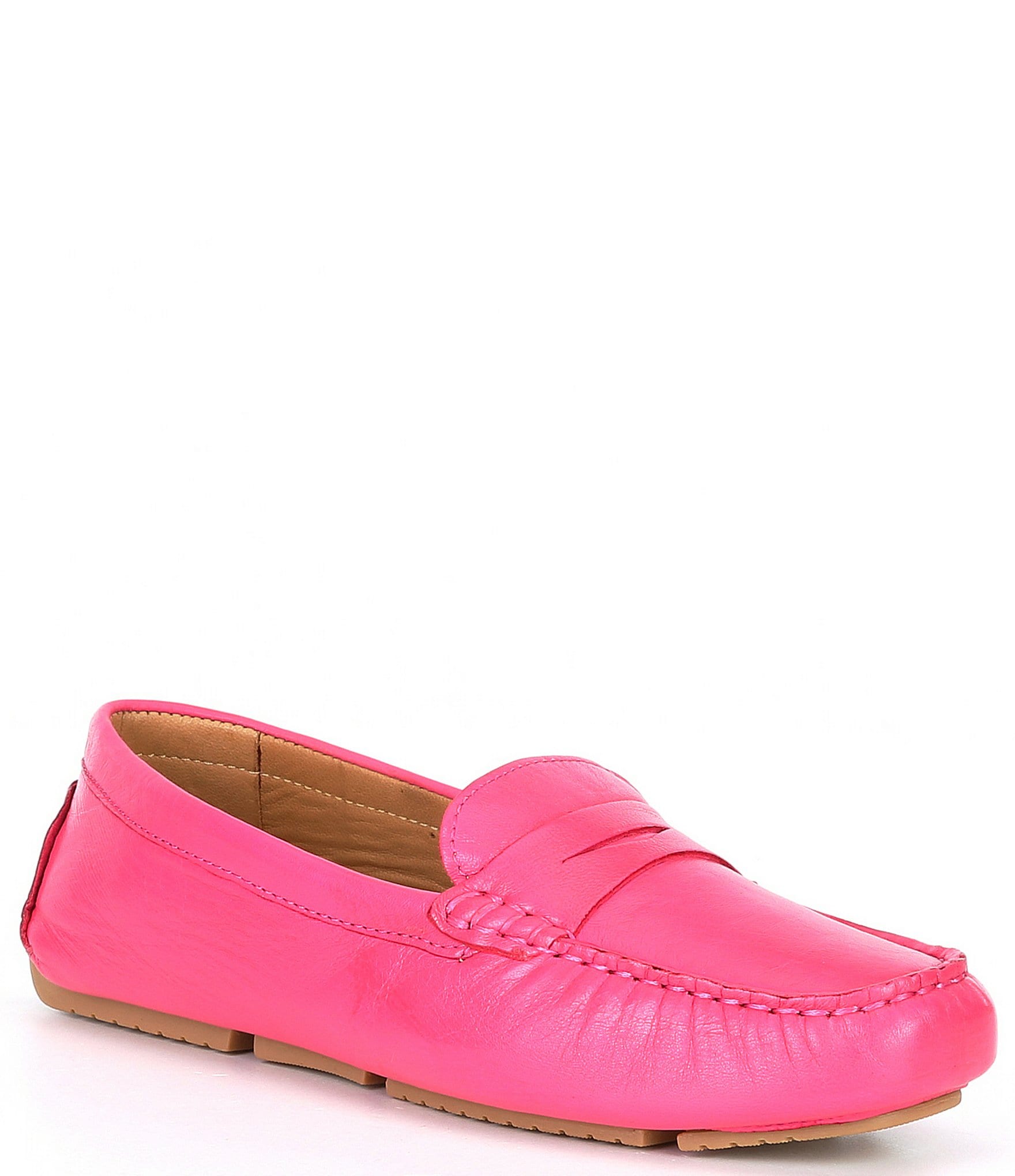 Flag LTD. Women's Morgan Leather Penny Loafer Moccasins | Dillard's