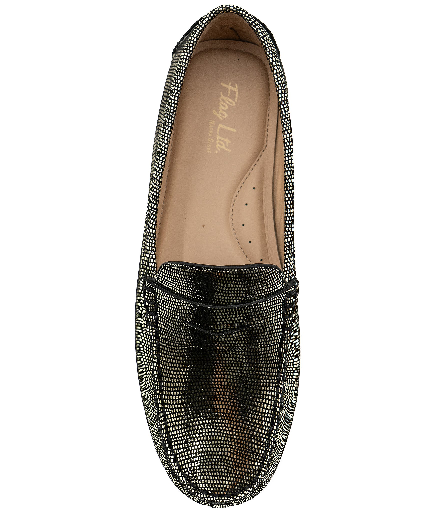 Flag LTD. Women's Morgan Lizard Penny Loafers