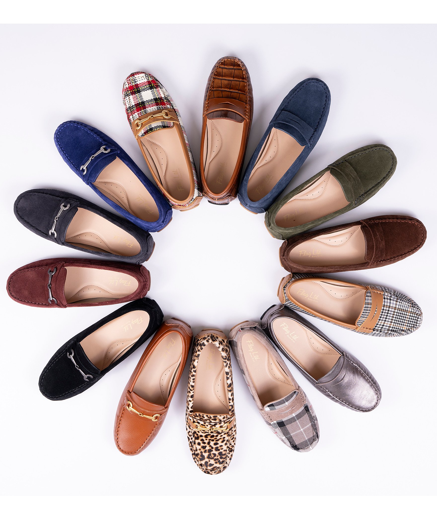 Flag LTD. Women's Morgan Suede Bit Buckle Loafers