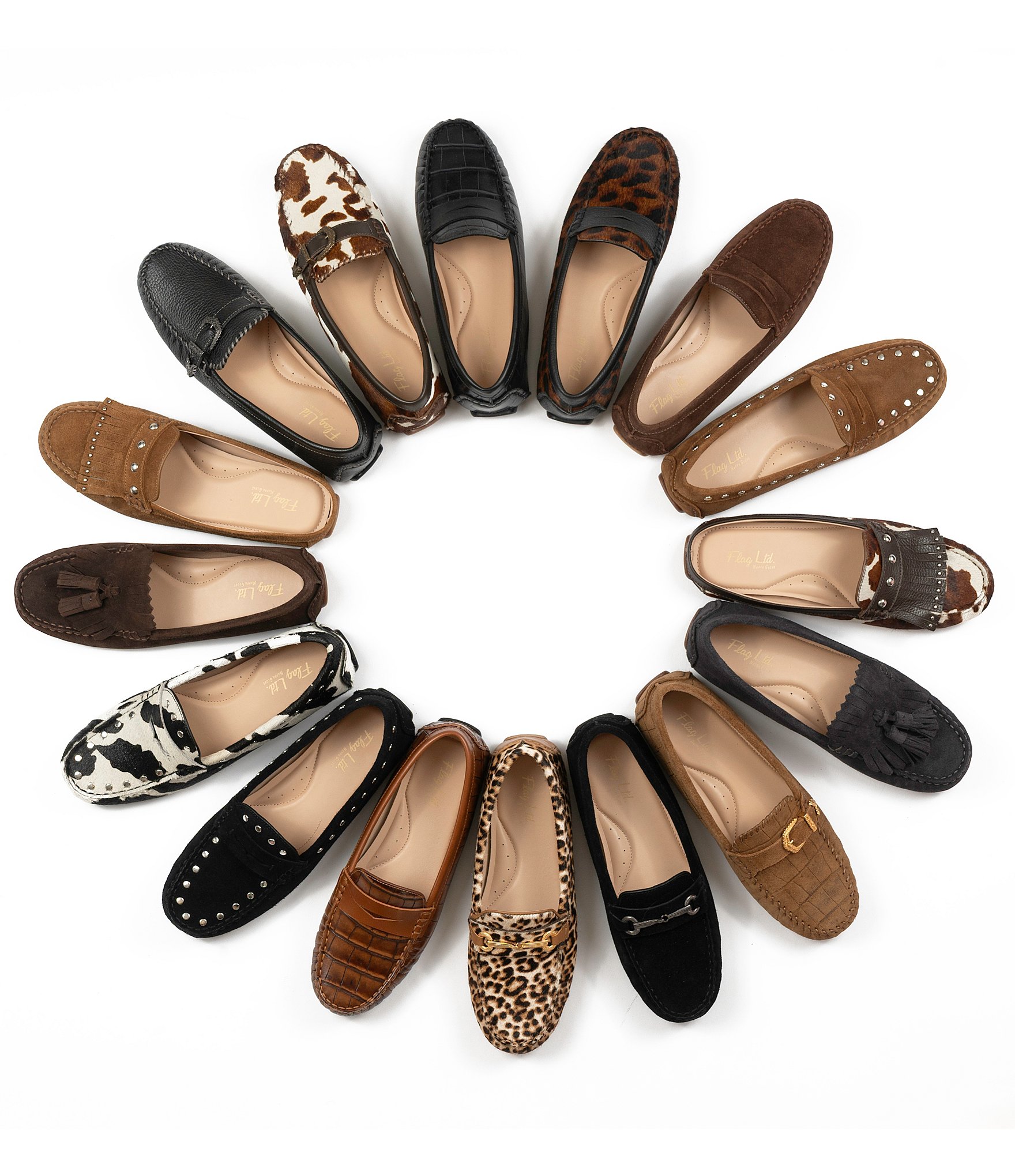 Flag LTD. Women's Morgan Suede Kiltie Tassel Loafers