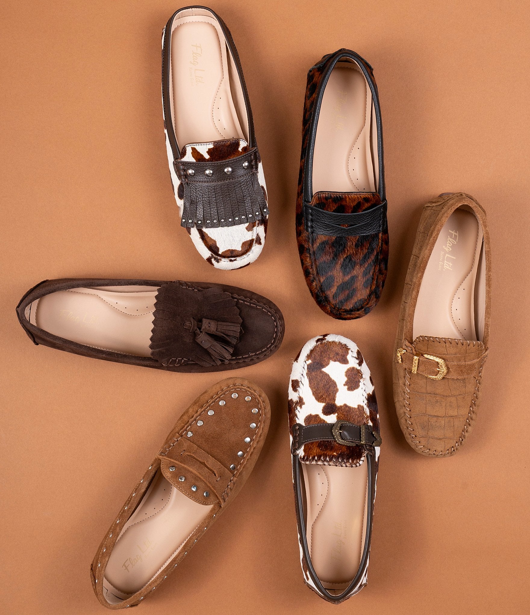 Flag LTD. Women's Morgan Suede Kiltie Tassel Loafers