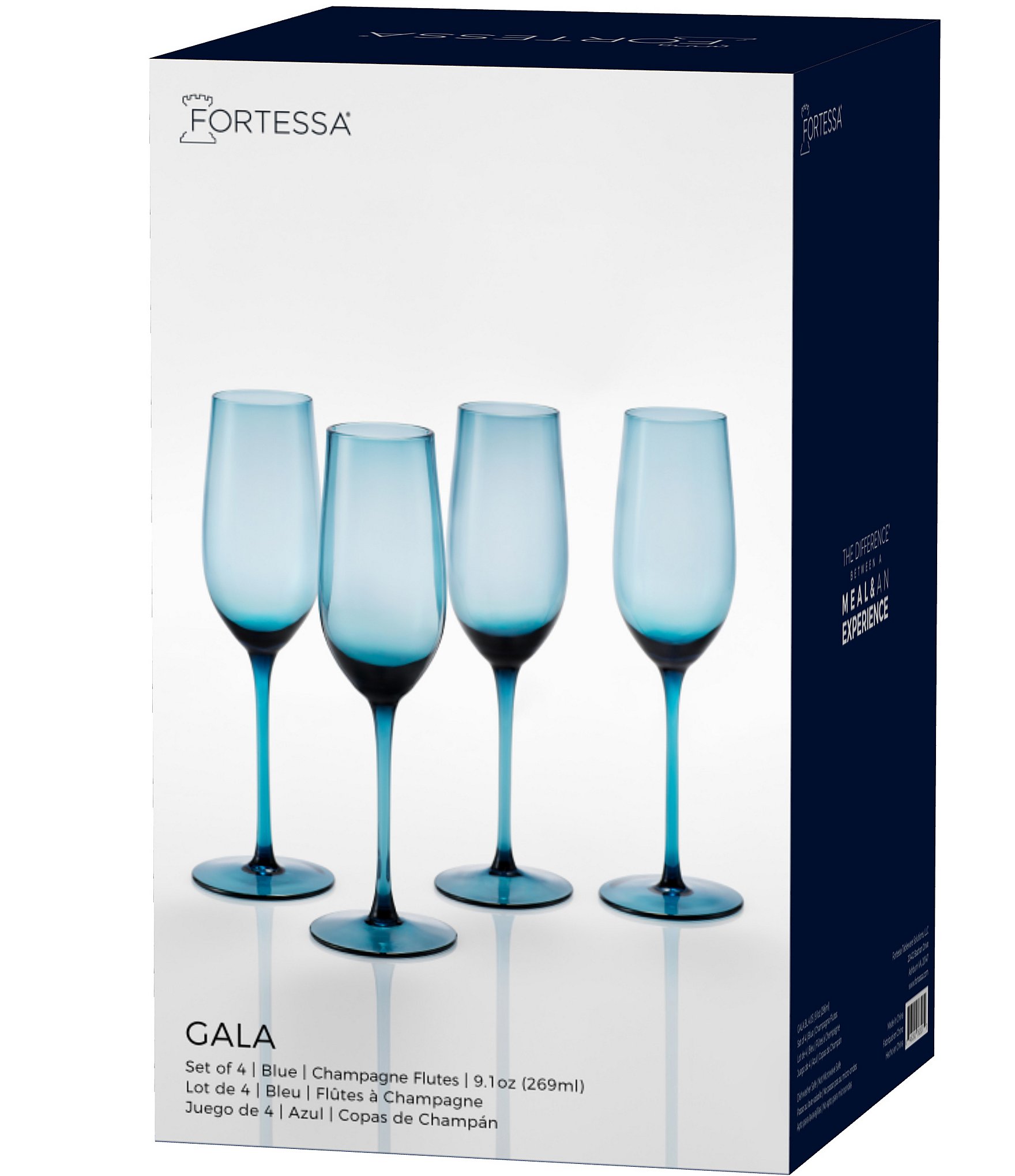 Fortessa Gala Champagne Flute Glasses, Set of 4