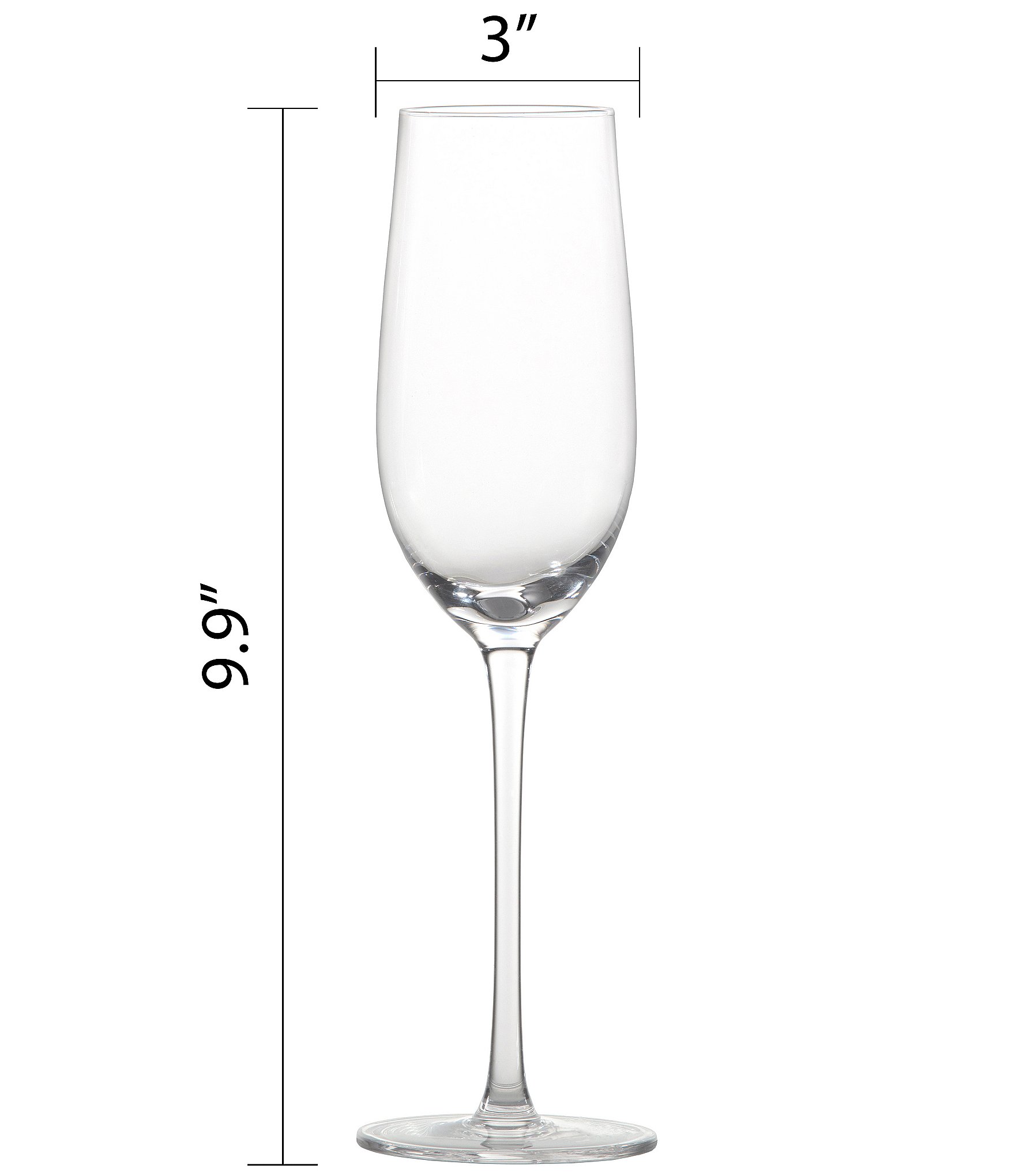 Fortessa Gala Champagne Flute Glasses, Set of 4