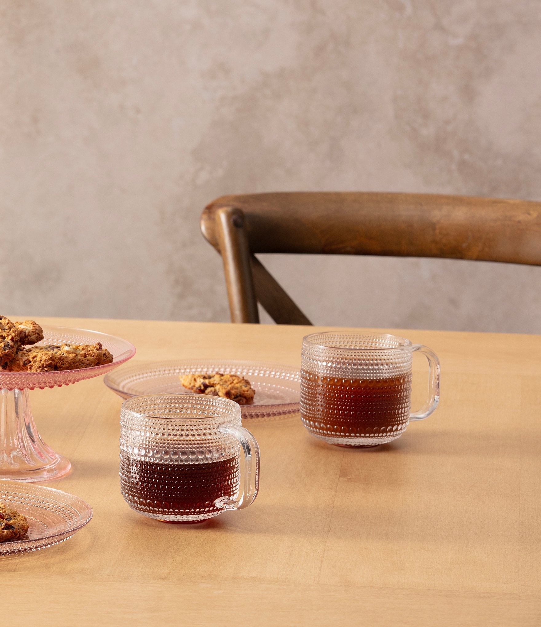 Fortessa Jupiter Glass Coffee Mugs, Set of 6
