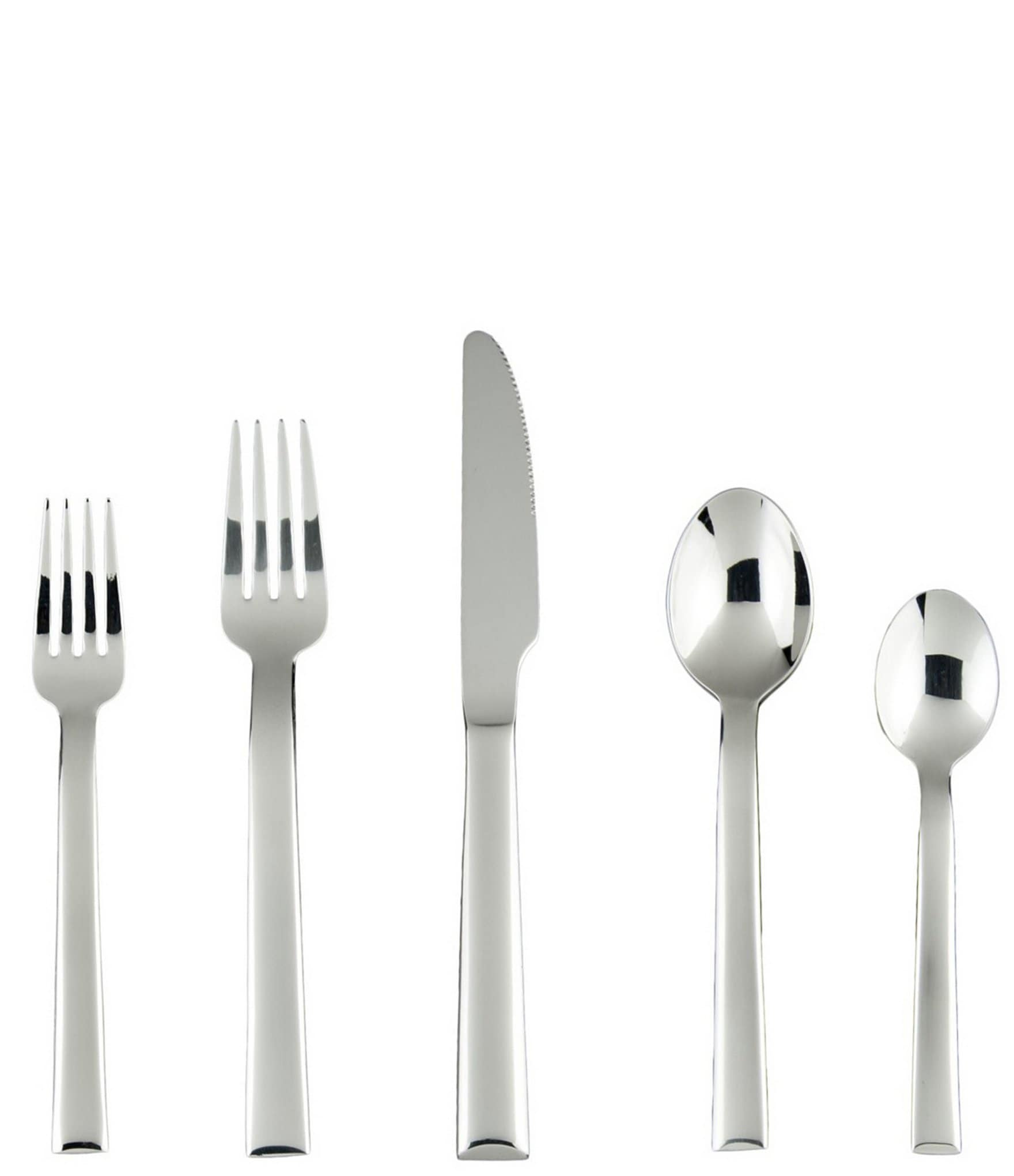 Fortessa Still 5-Piece Stainless Steel Flatware Set