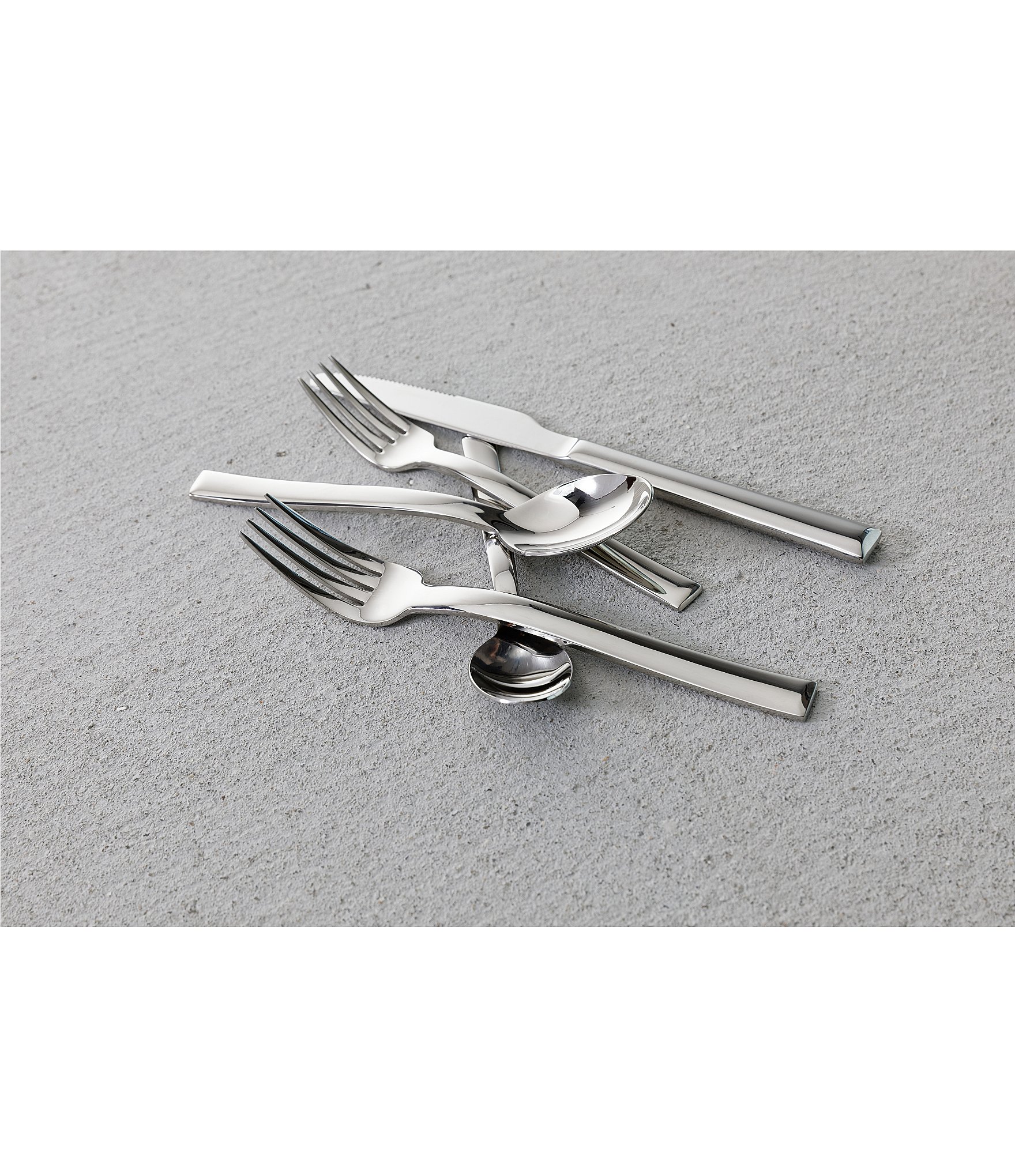 Fortessa Still 5-Piece Stainless Steel Flatware Set