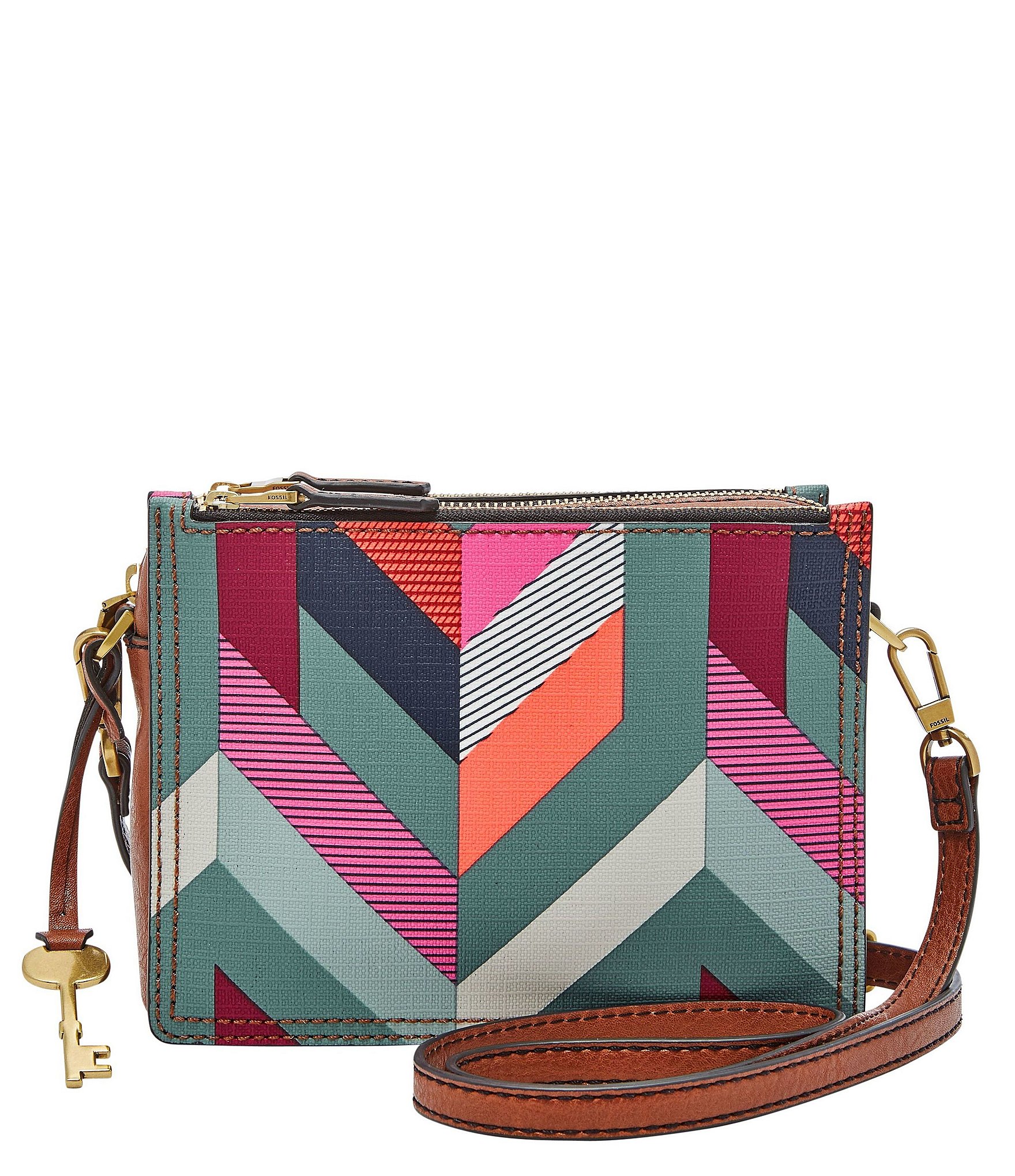 fossil cbell chevron cross bag dillards fossil cbell chevron cross bag dillards